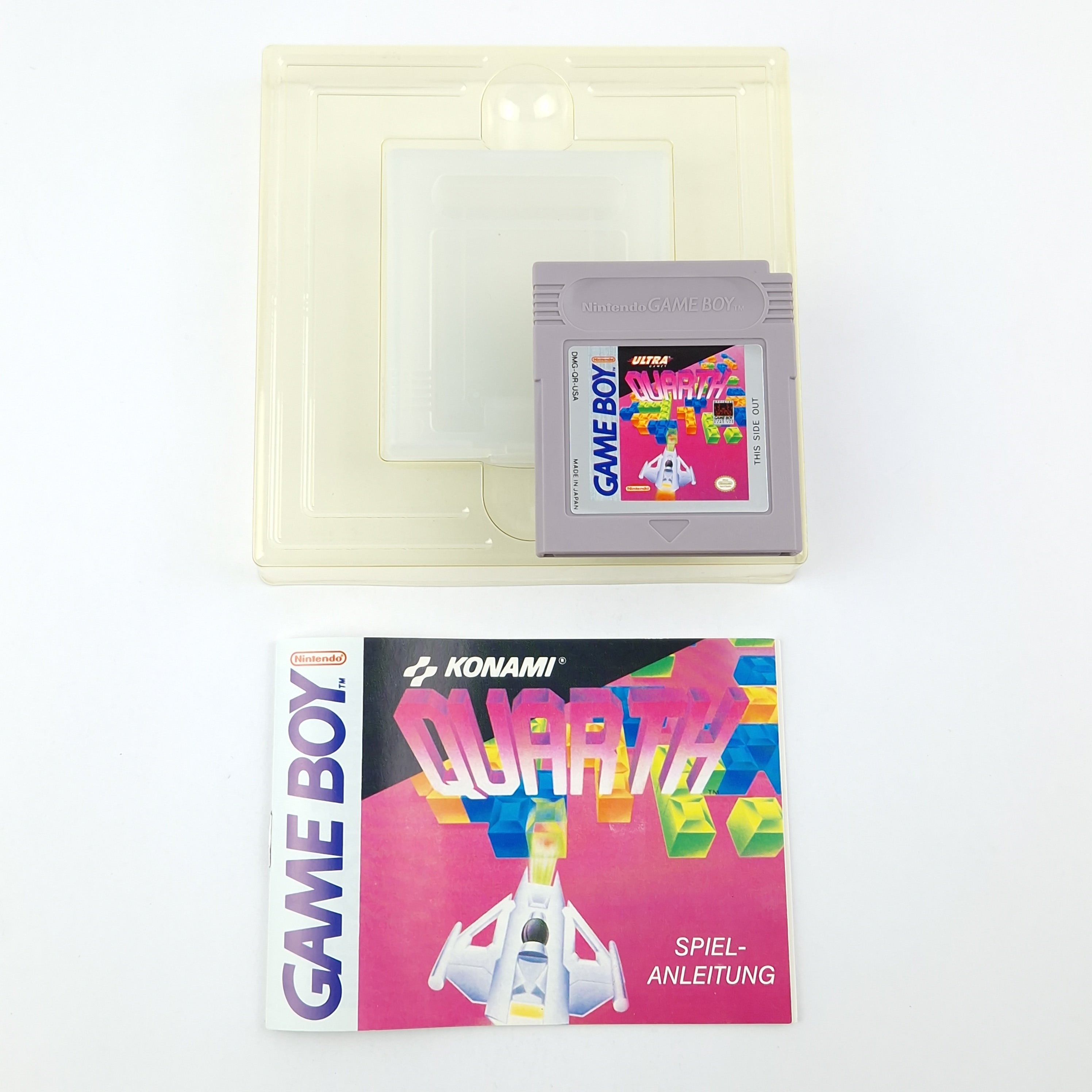 Nintendo Game Boy Spiel – Quarth Modul Anleitung OVP USA