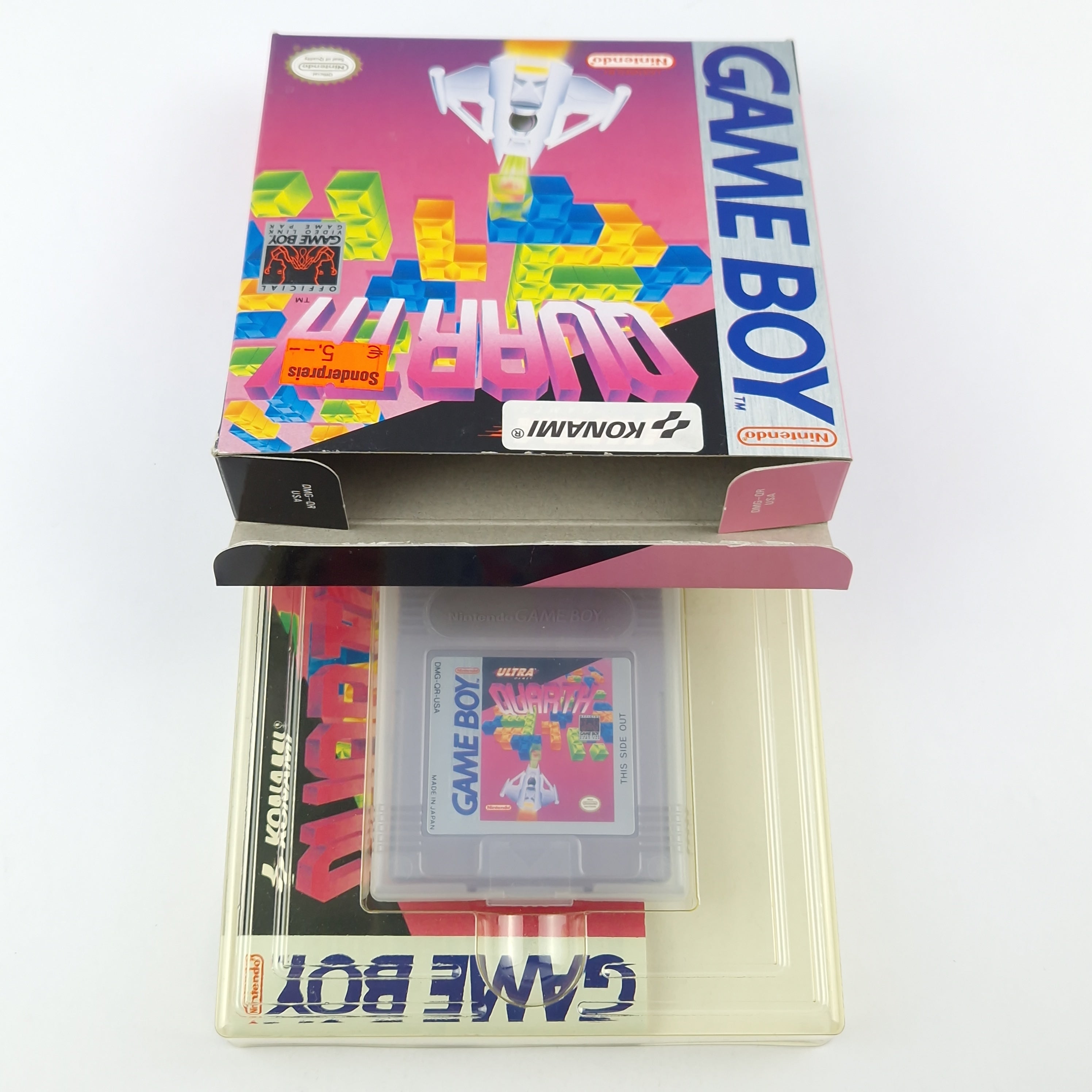 Nintendo Game Boy Spiel – Quarth Modul Anleitung OVP USA