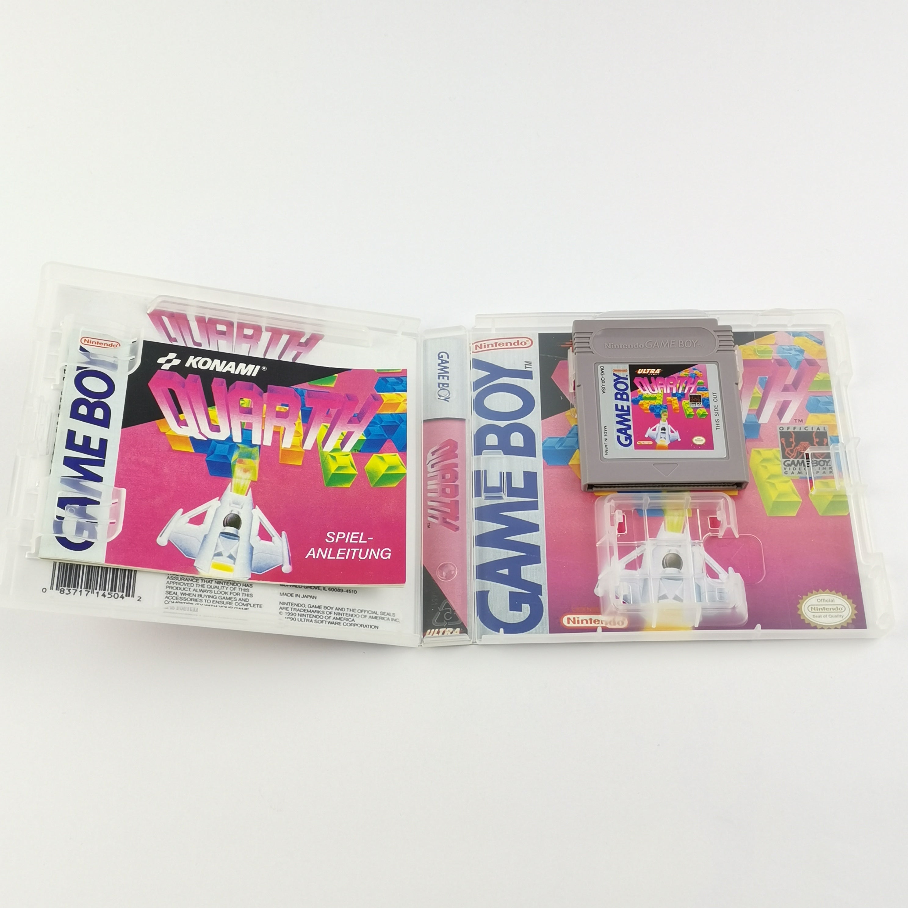 Nintendo Game Boy Classic Spiel: Quarth - Modul (USA) + Anleitung (deutsch)