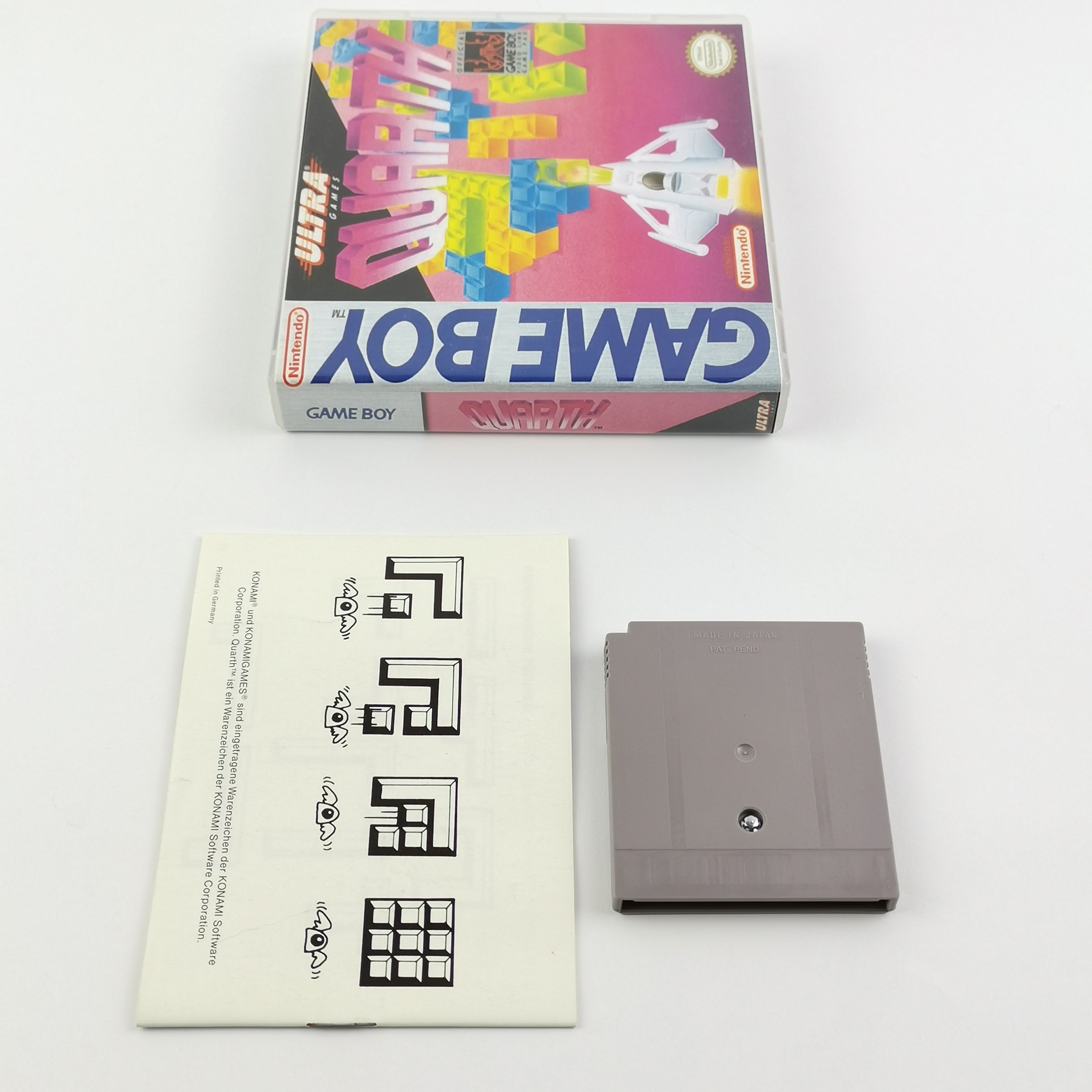 Nintendo Game Boy Classic Spiel: Quarth - Modul (USA) + Anleitung (deutsch)