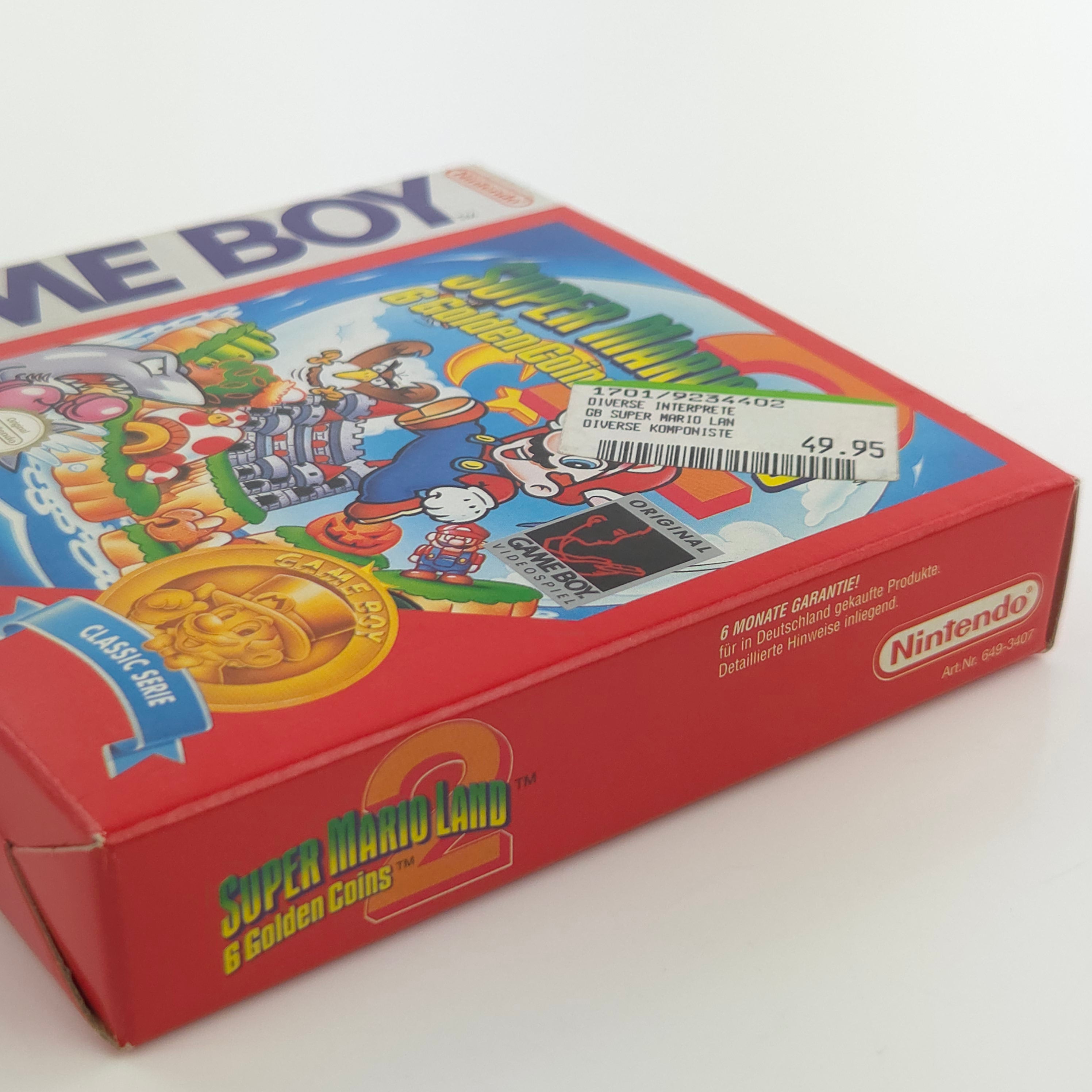 Nintendo Game Boy Spiel – Super Mario Land 6 Golden Coins OVP