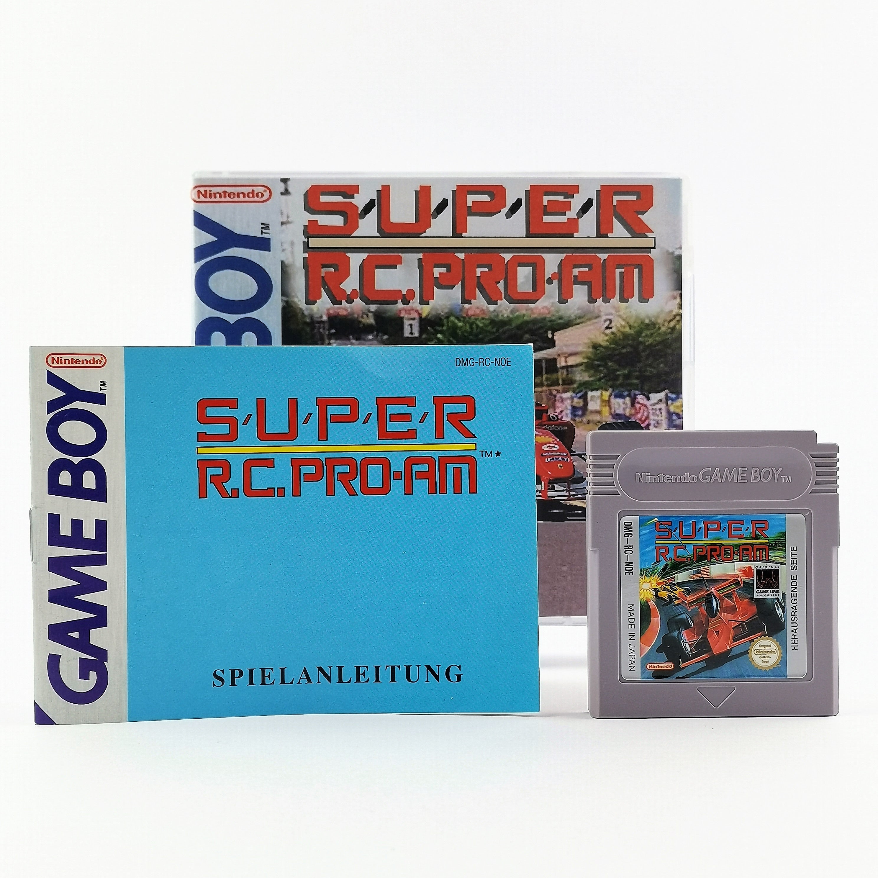 Nintendo Game Boy Classic Spiel: Super R.C. Pro-AM - Modul & Anleitung PAL NOE