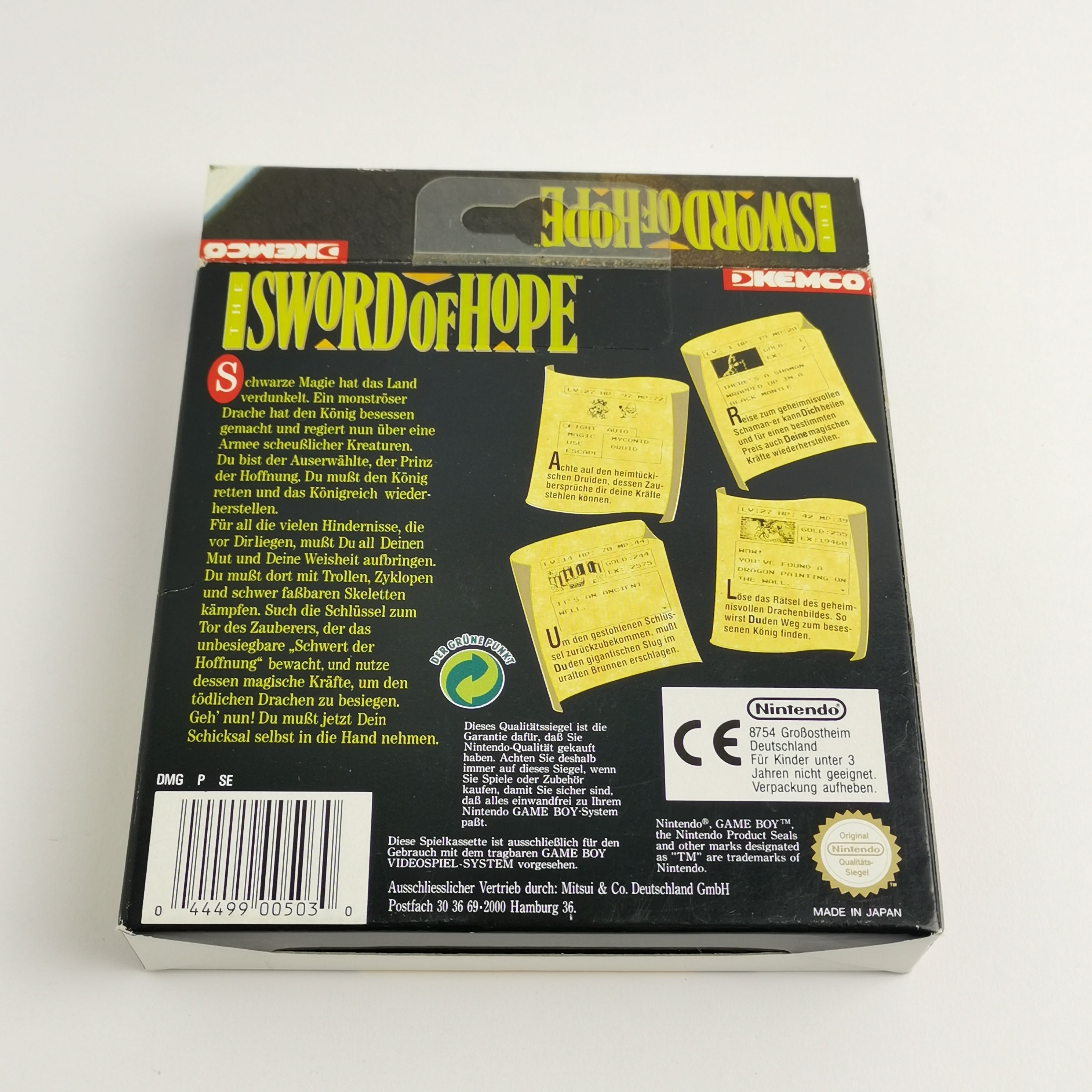 Nintendo Game Boy Spiel – Sword of Hope (OVP Anleitung)