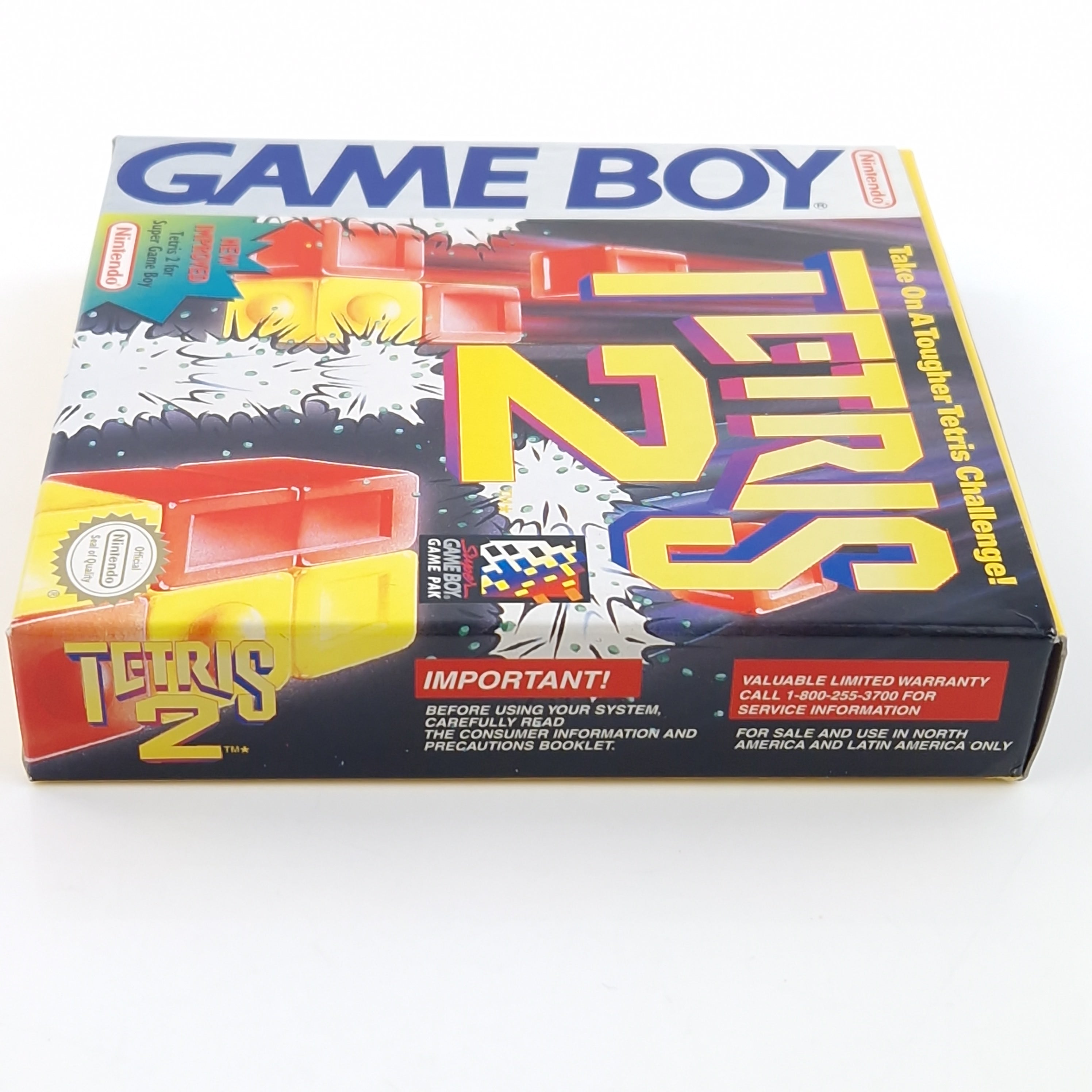 Nintendo Game Boy Spiel – Tetris 2 Modul Anleitung OVP USA