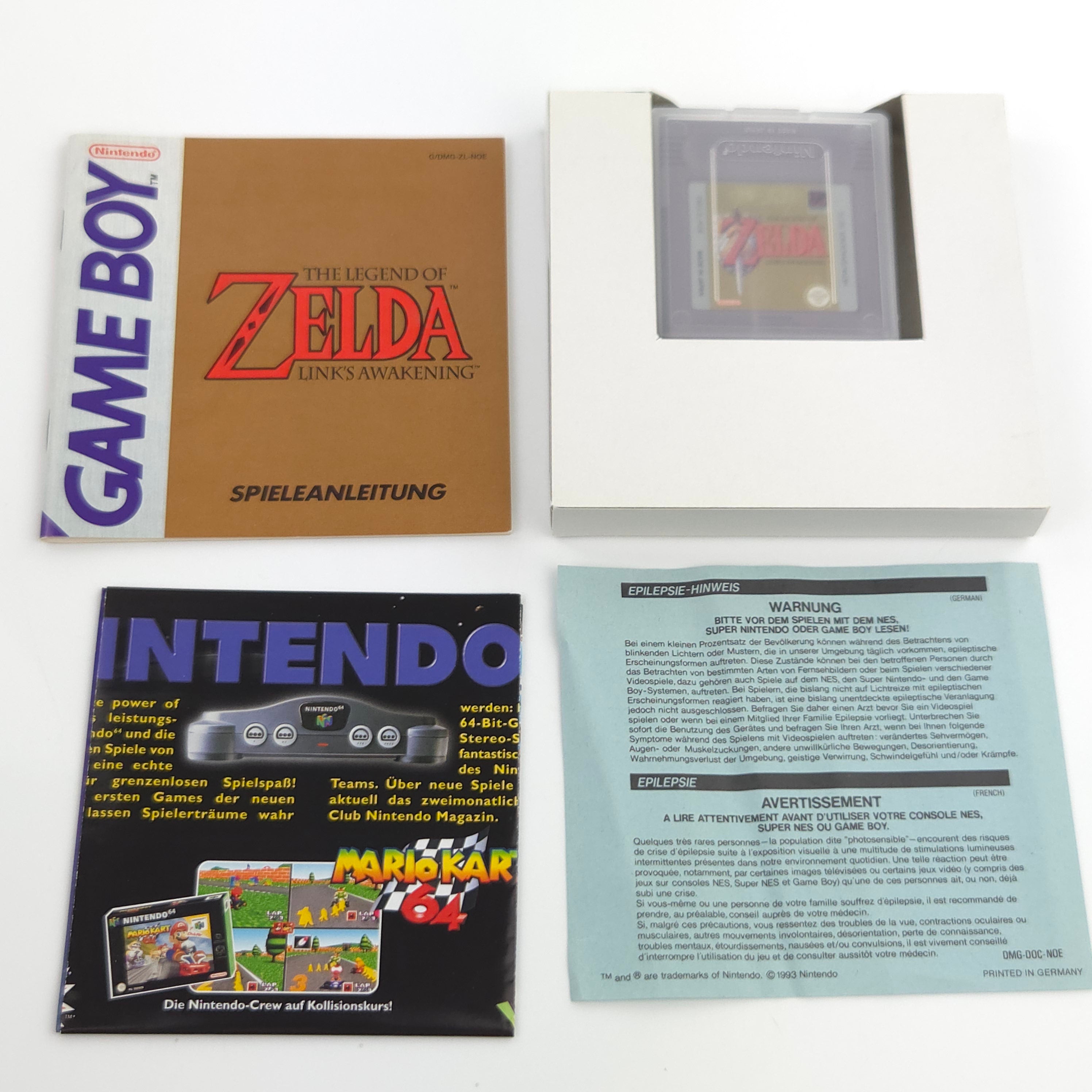 Nintendo Game Boy Spiel – The Legend of Zelda Links Awakening PAL