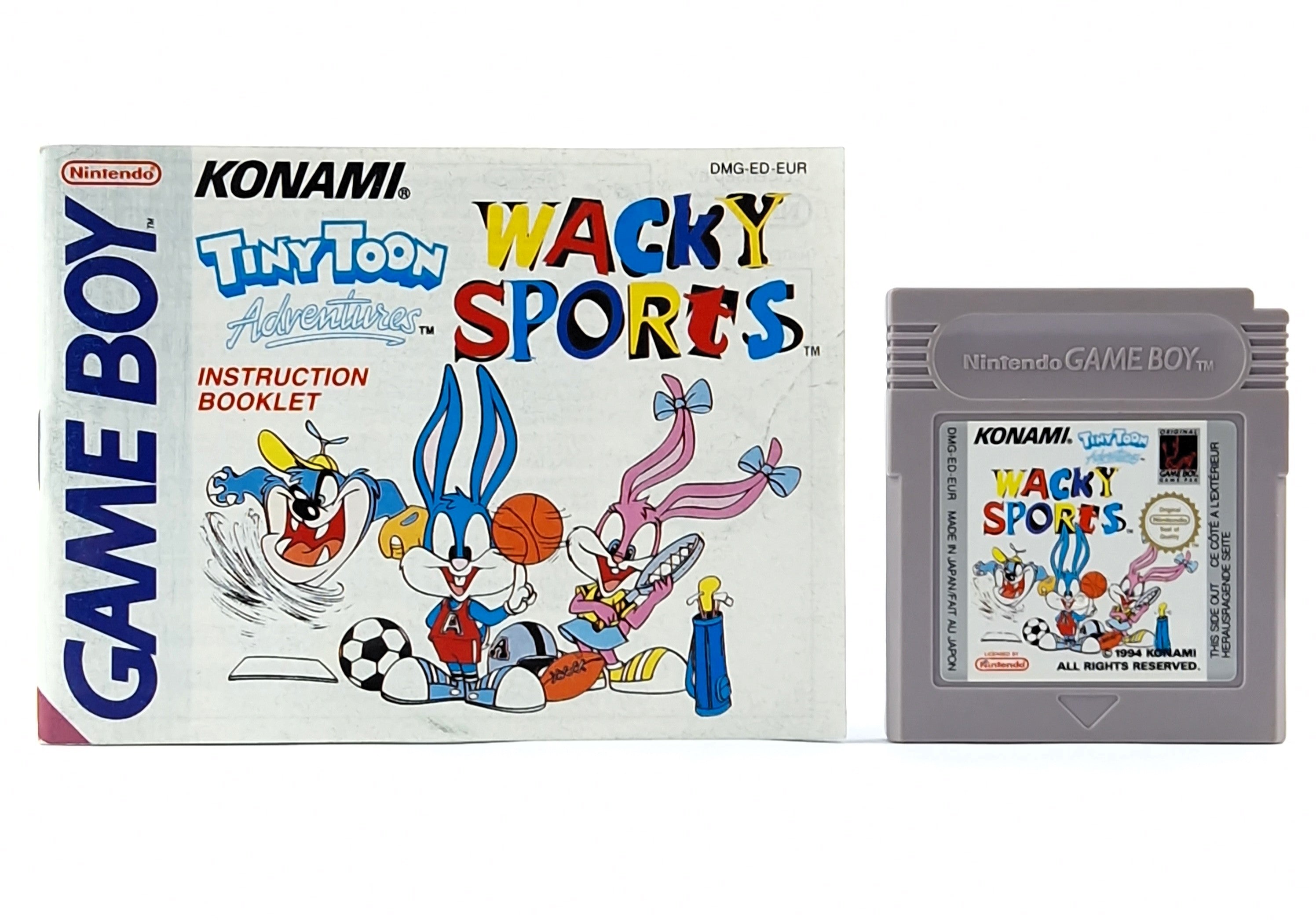 Game Boy Classic Spiel – Tiny Toon Wild und Wacky Sports