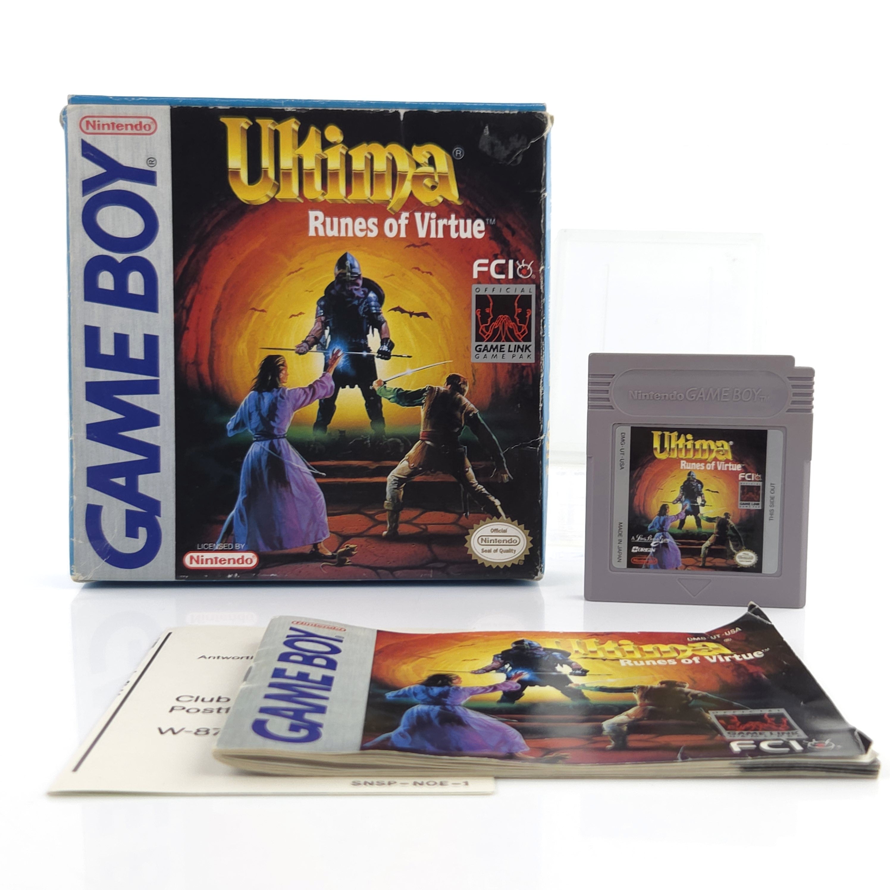 Game Boy Spiel – Ultima Runes of Virtue (OVP NTSC-U/C)