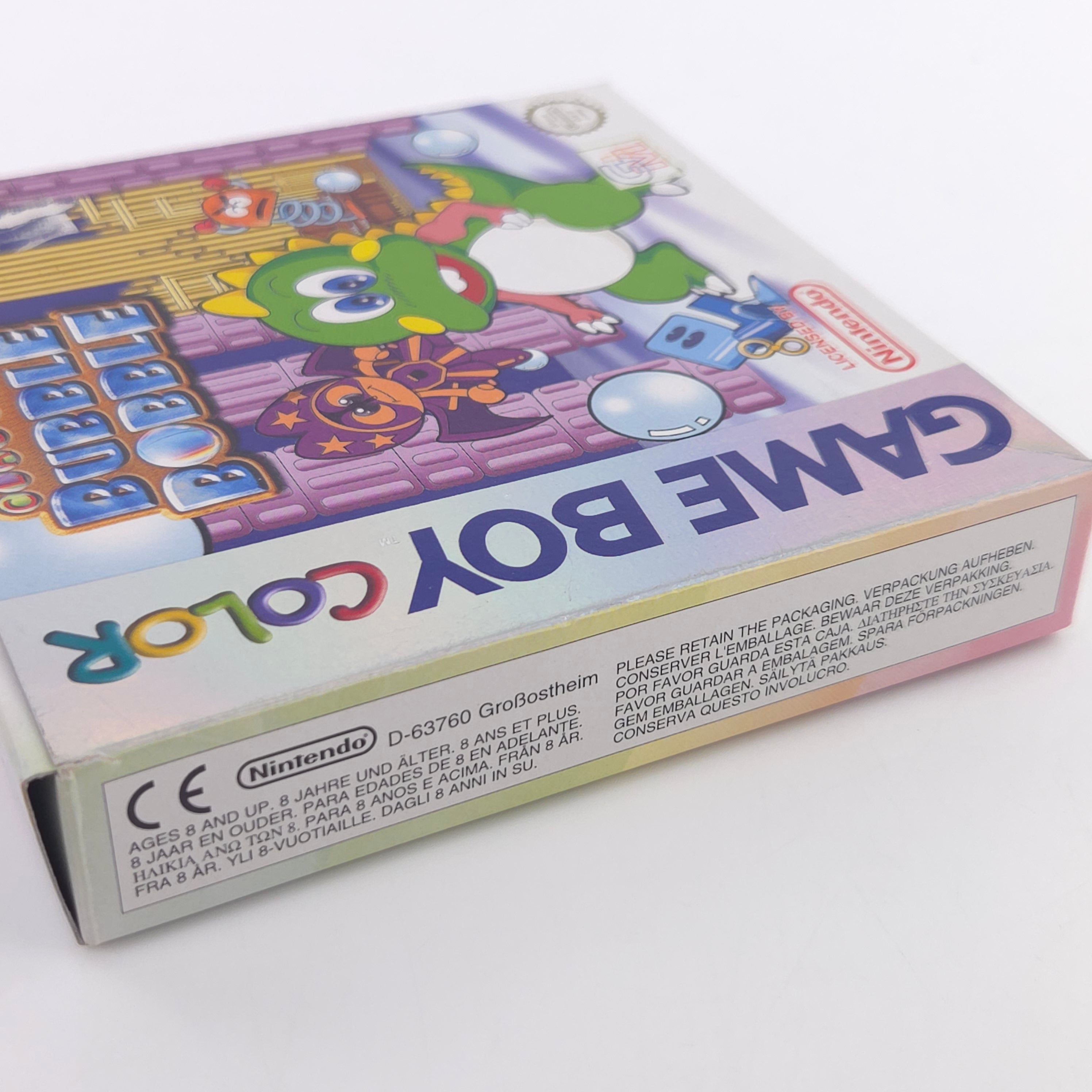 Game Boy Color Spiel Bubble Bobble GBC OVP PAL EUR