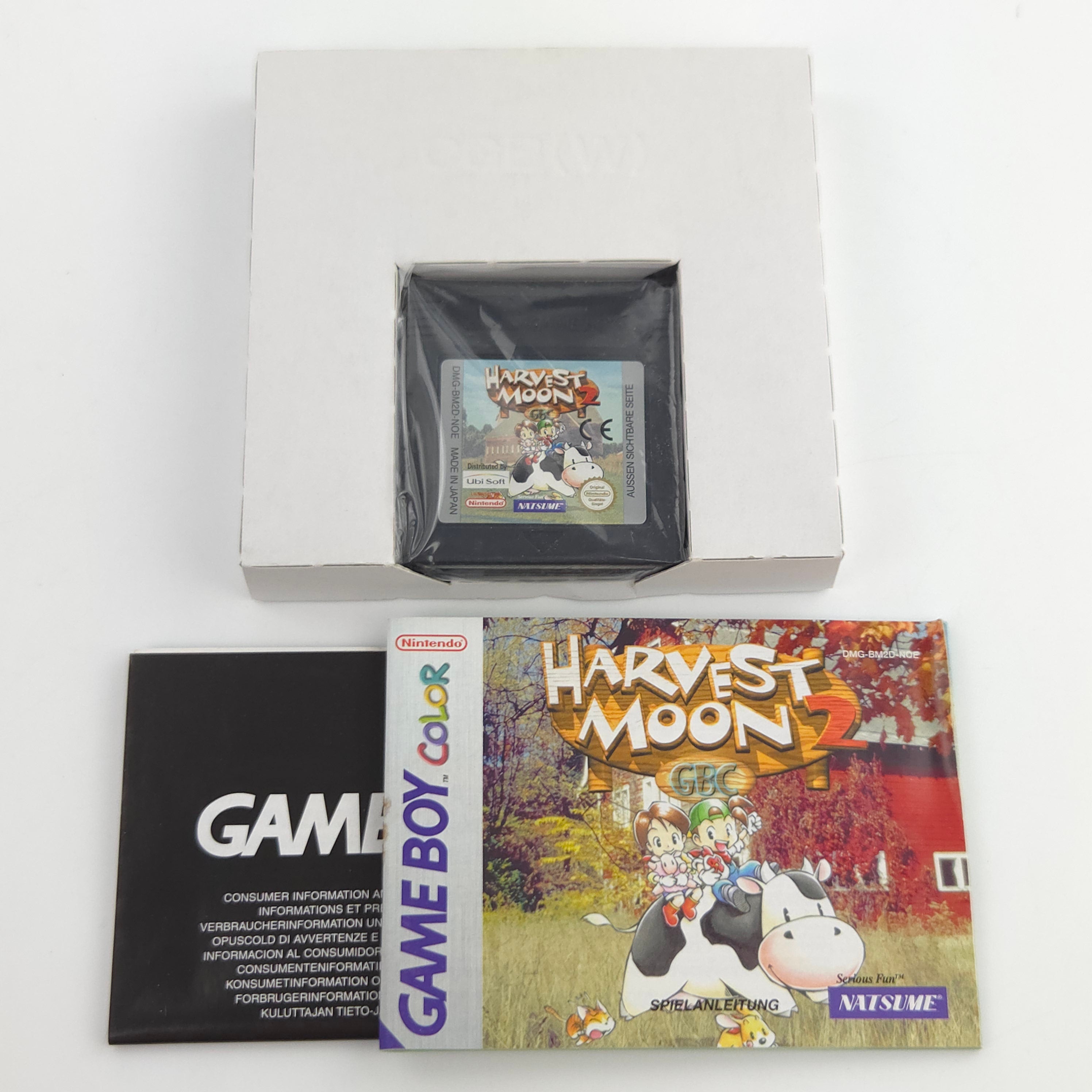 Nintendo Game Boy Color Spiel Harvest Moon 2 GBC OVP PAL