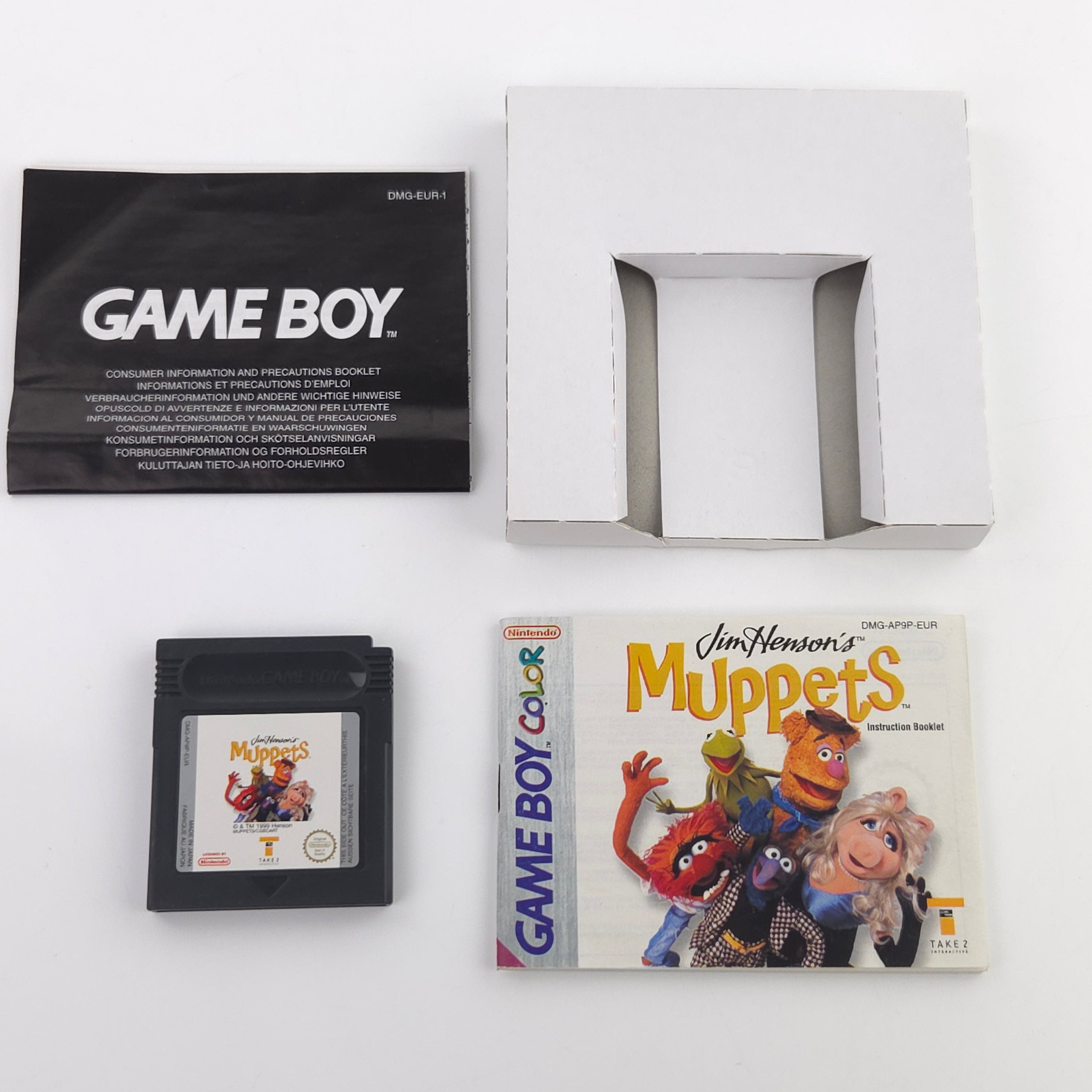 Nintendo Game Boy Color Spiel Jim Hensons Muppets OVP PAL