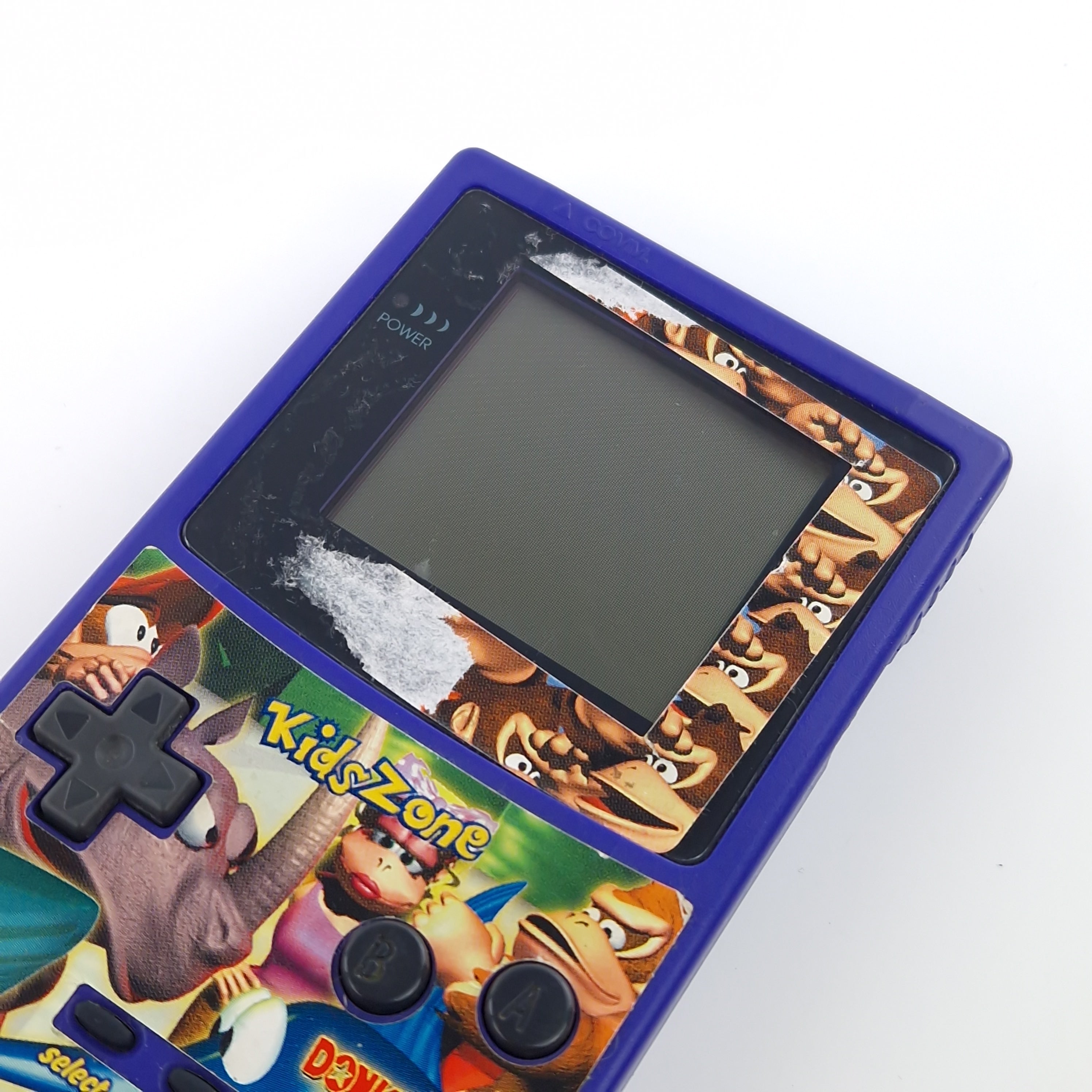 Nintendo Game Boy Color Konsole Lila Kids Zone Aufkleber PAL