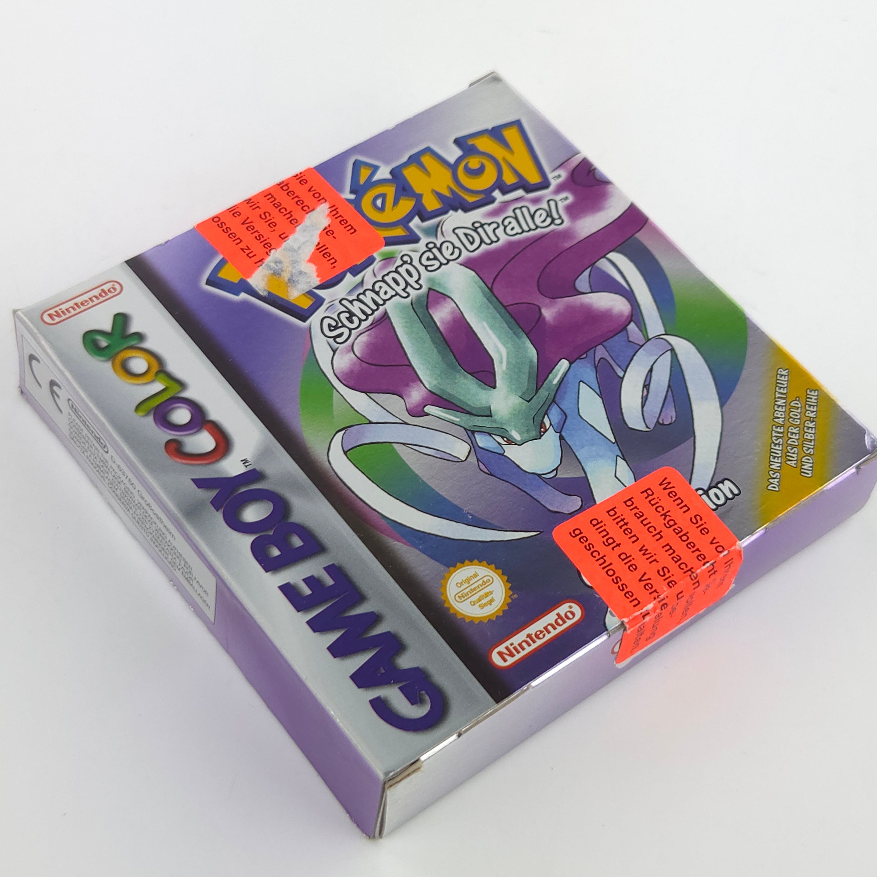 Game Boy Color Spiel Pokemon Kristall Edition Crystal OVP Neu