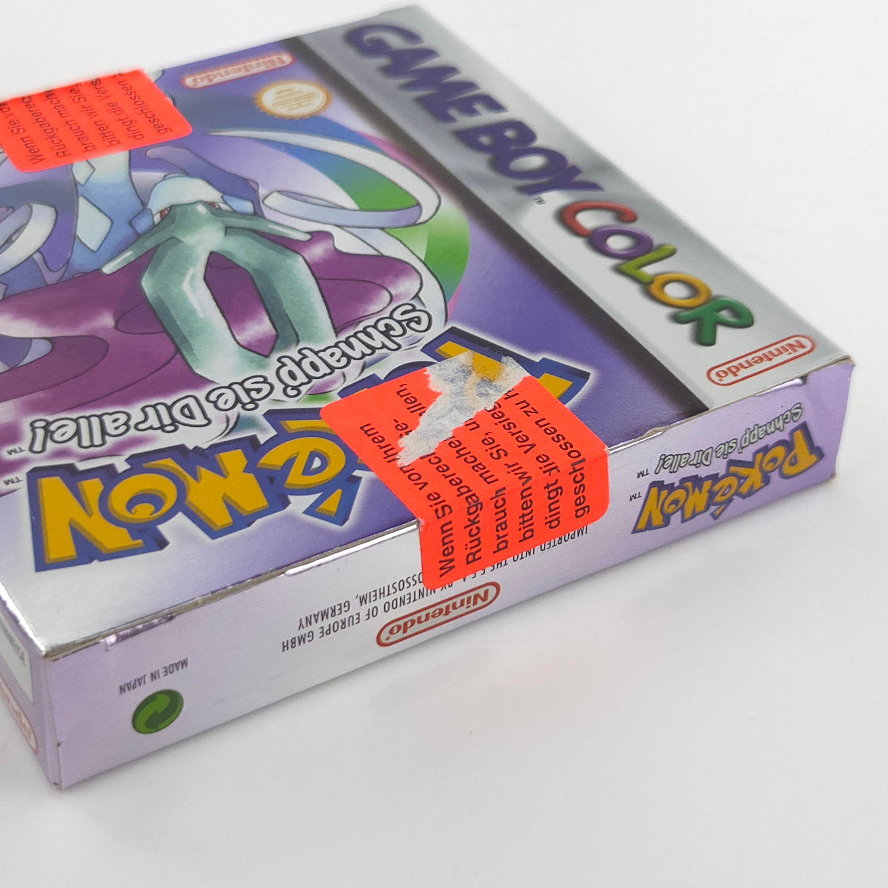 Game Boy Color Spiel Pokemon Kristall Edition Crystal OVP Neu