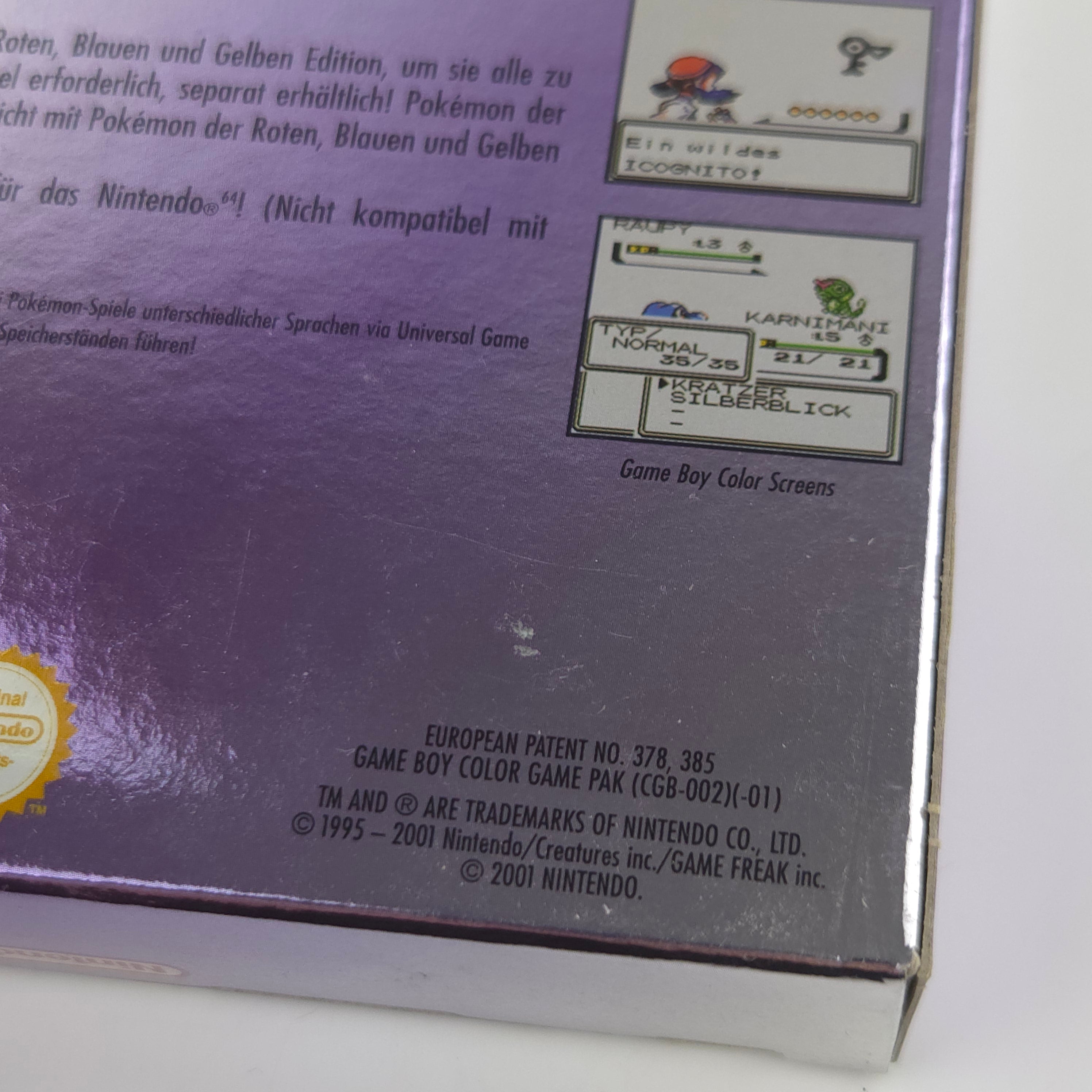 Game Boy Color Spiel – Pokémon Kristall-Edition (OVP)