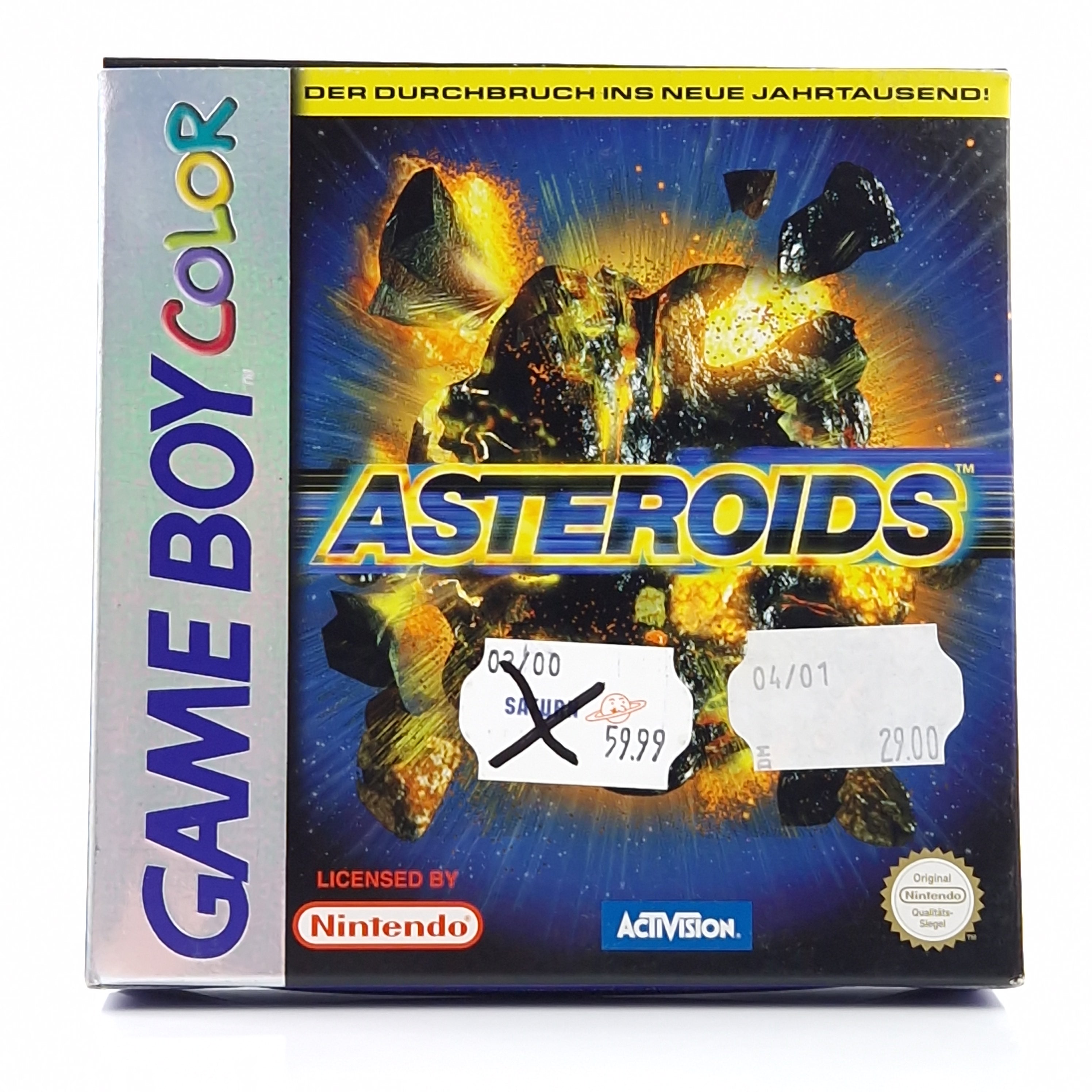 Nintendo Game Boy Color Spiel – Asteroids Modul OVP PAL