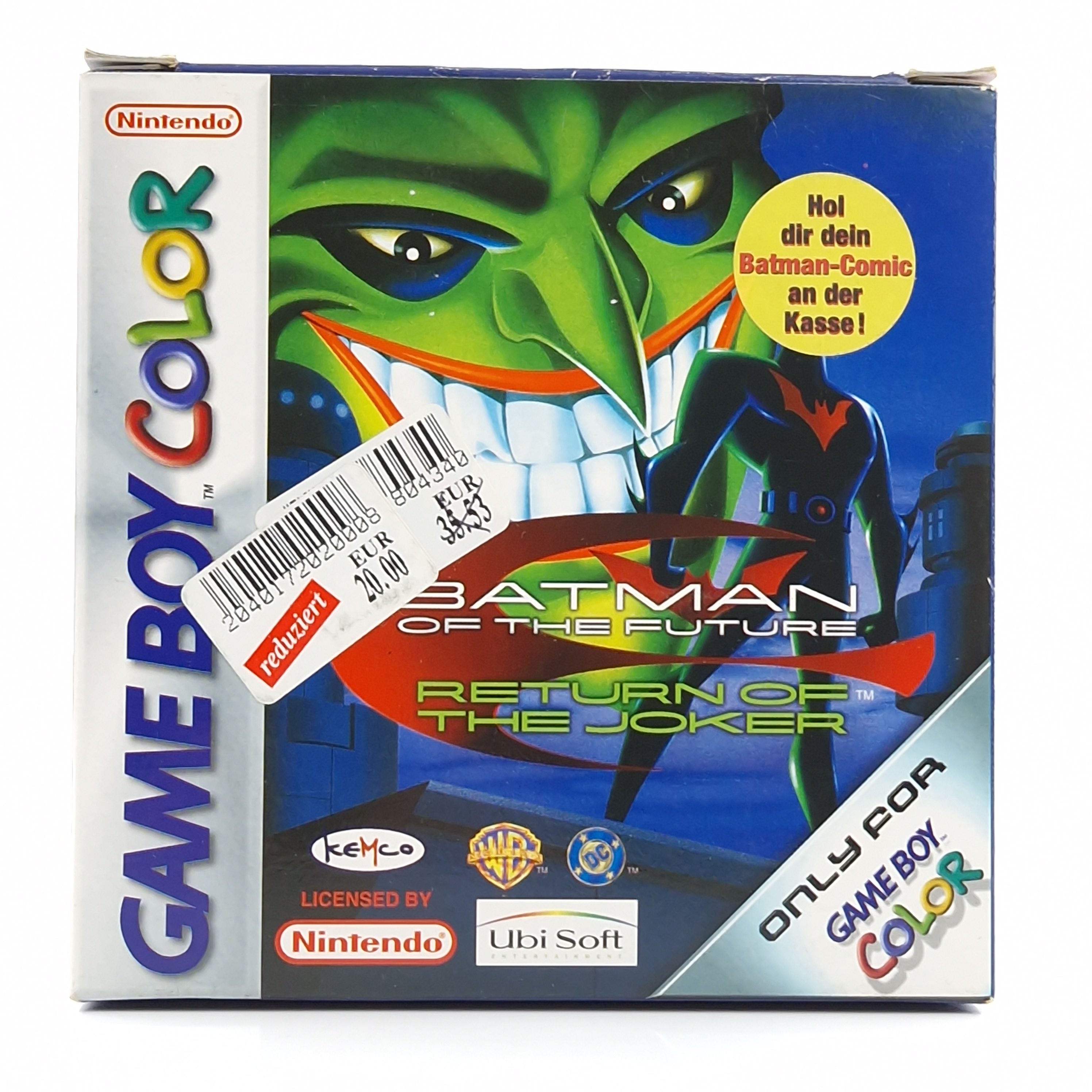Game Boy Color Spiel – Batman of the Future Return OVP