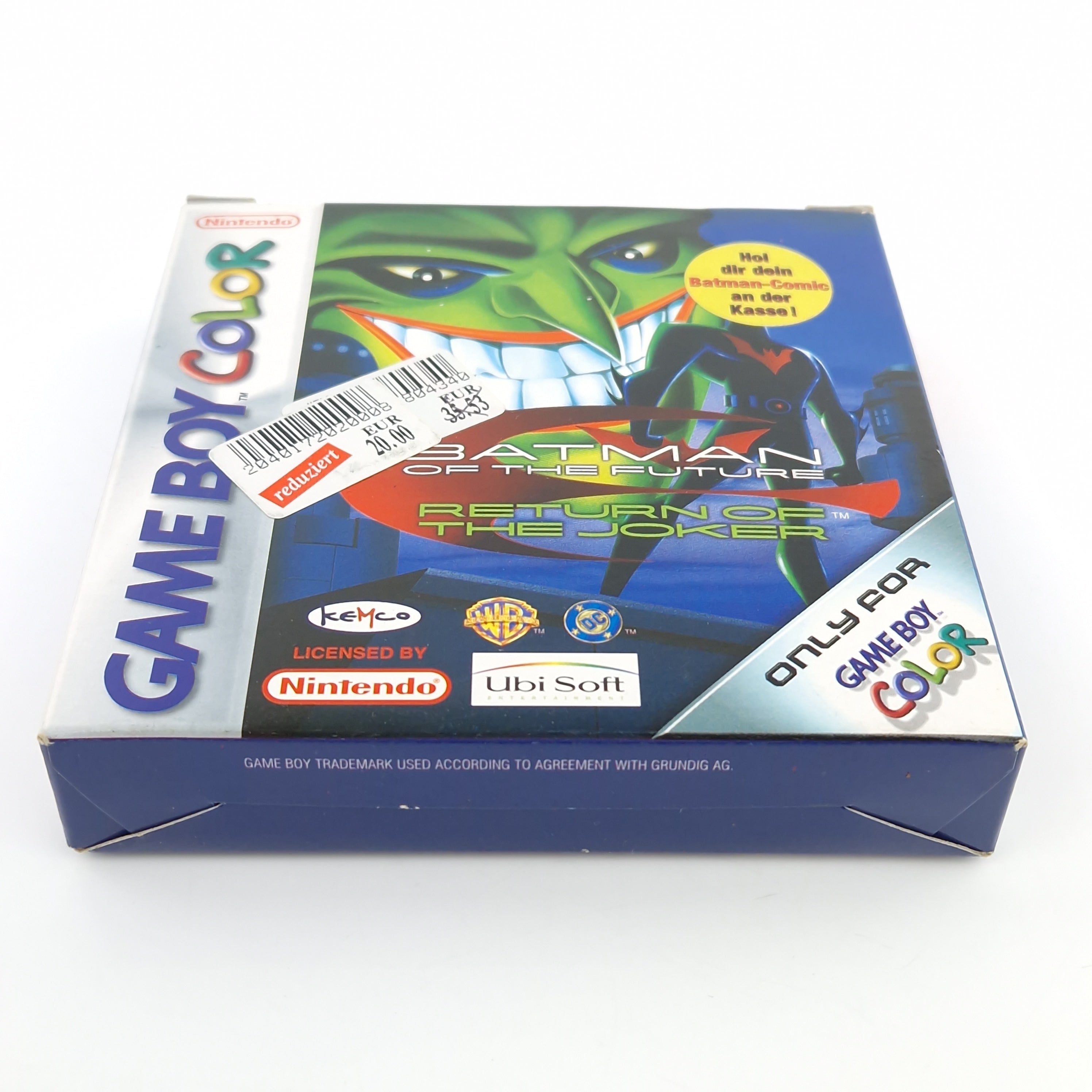 Game Boy Color Spiel – Batman of the Future Return OVP