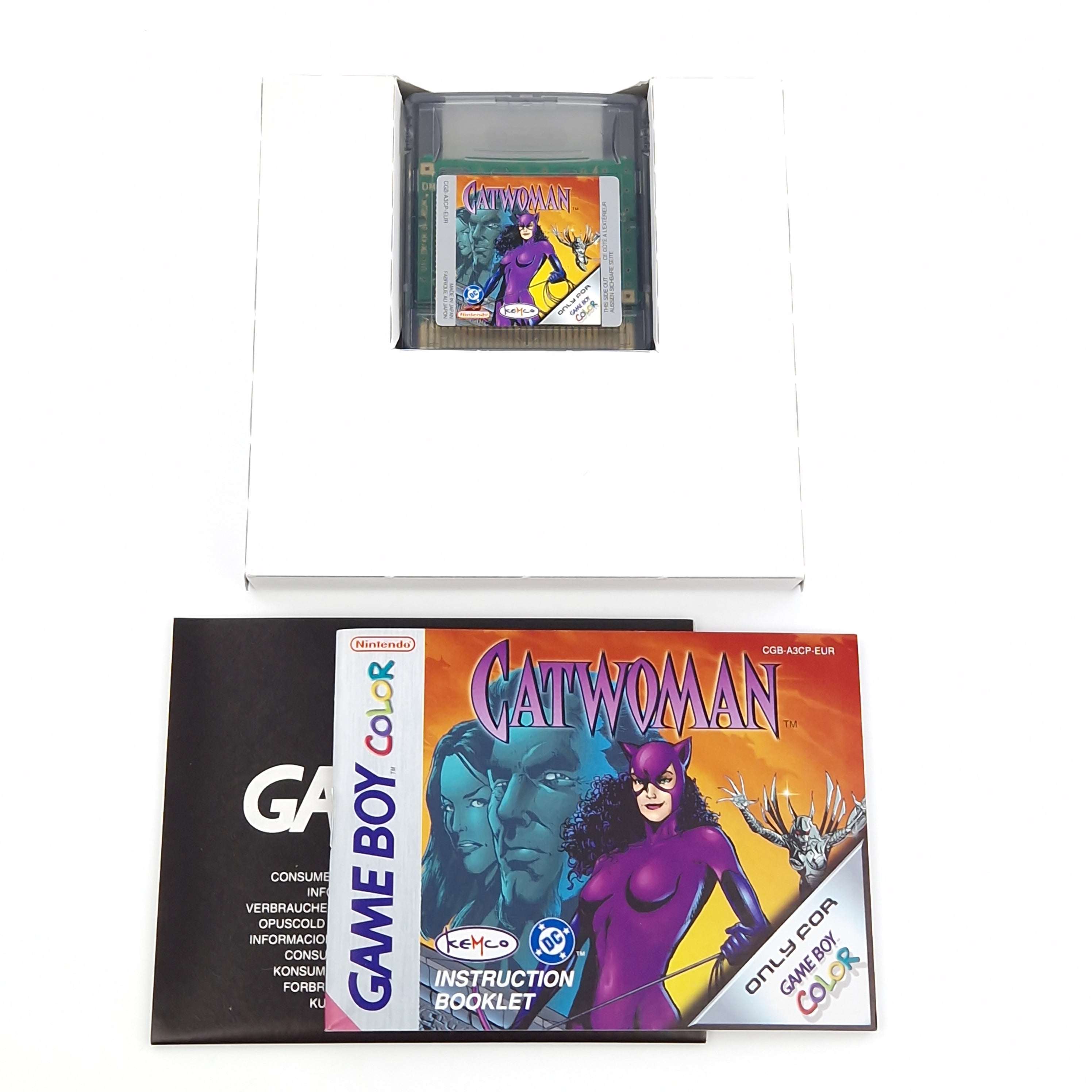Nintendo Game Boy Color Spiel – Catwoman GBC OVP PAL