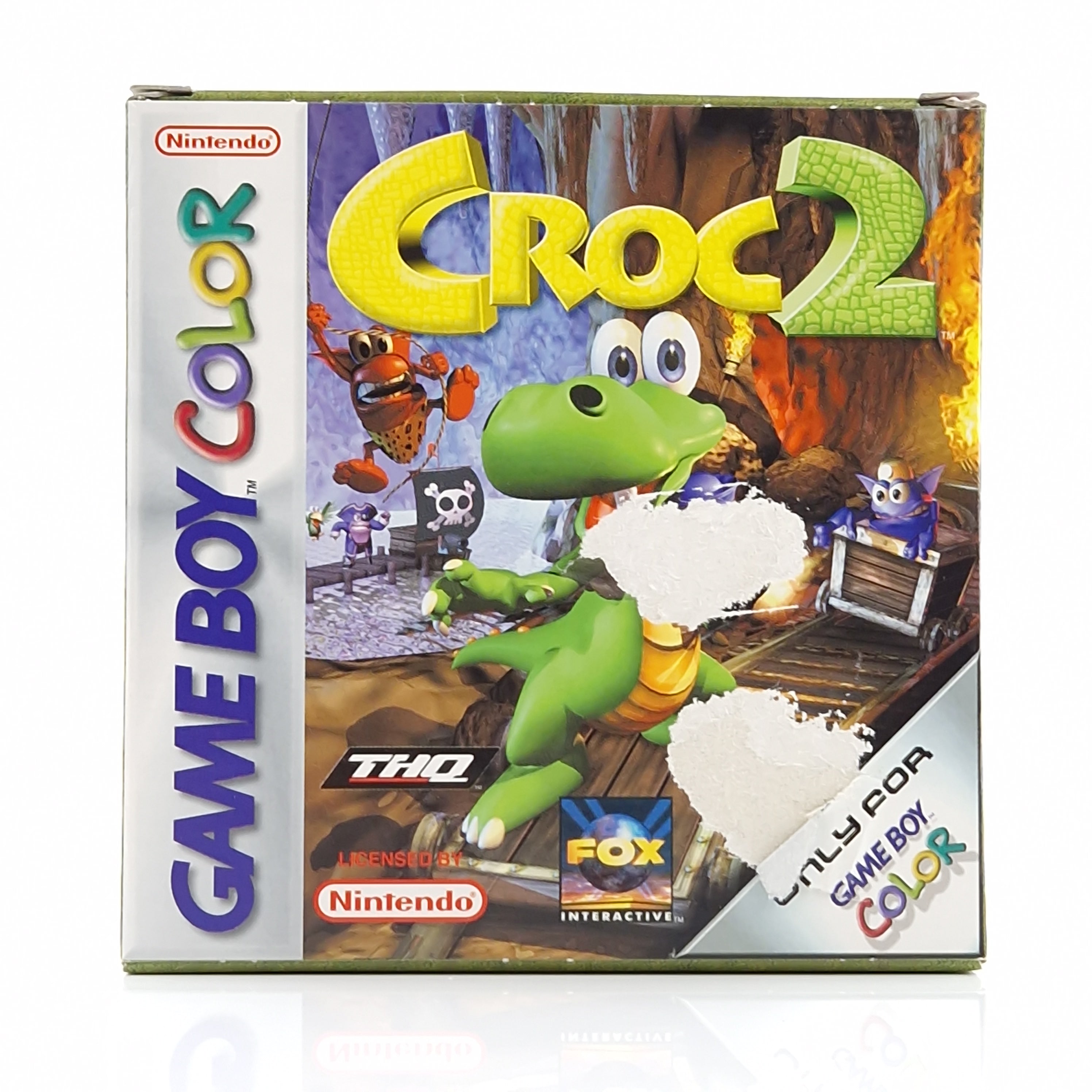 Nintendo Game Boy Color Spiel – Croc 2 Modul OVP PAL