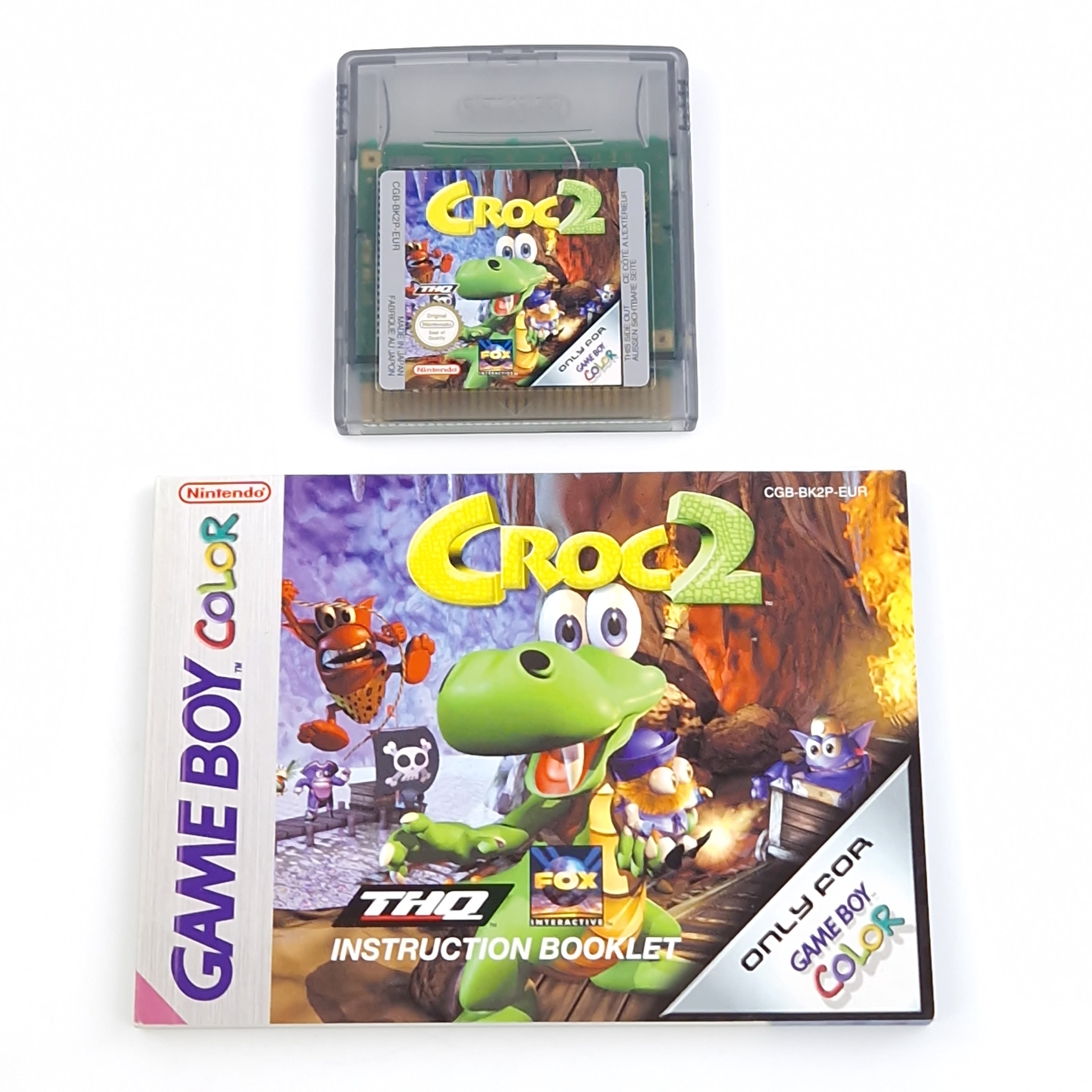 Nintendo Game Boy Color Spiel – Croc 2 Modul OVP PAL