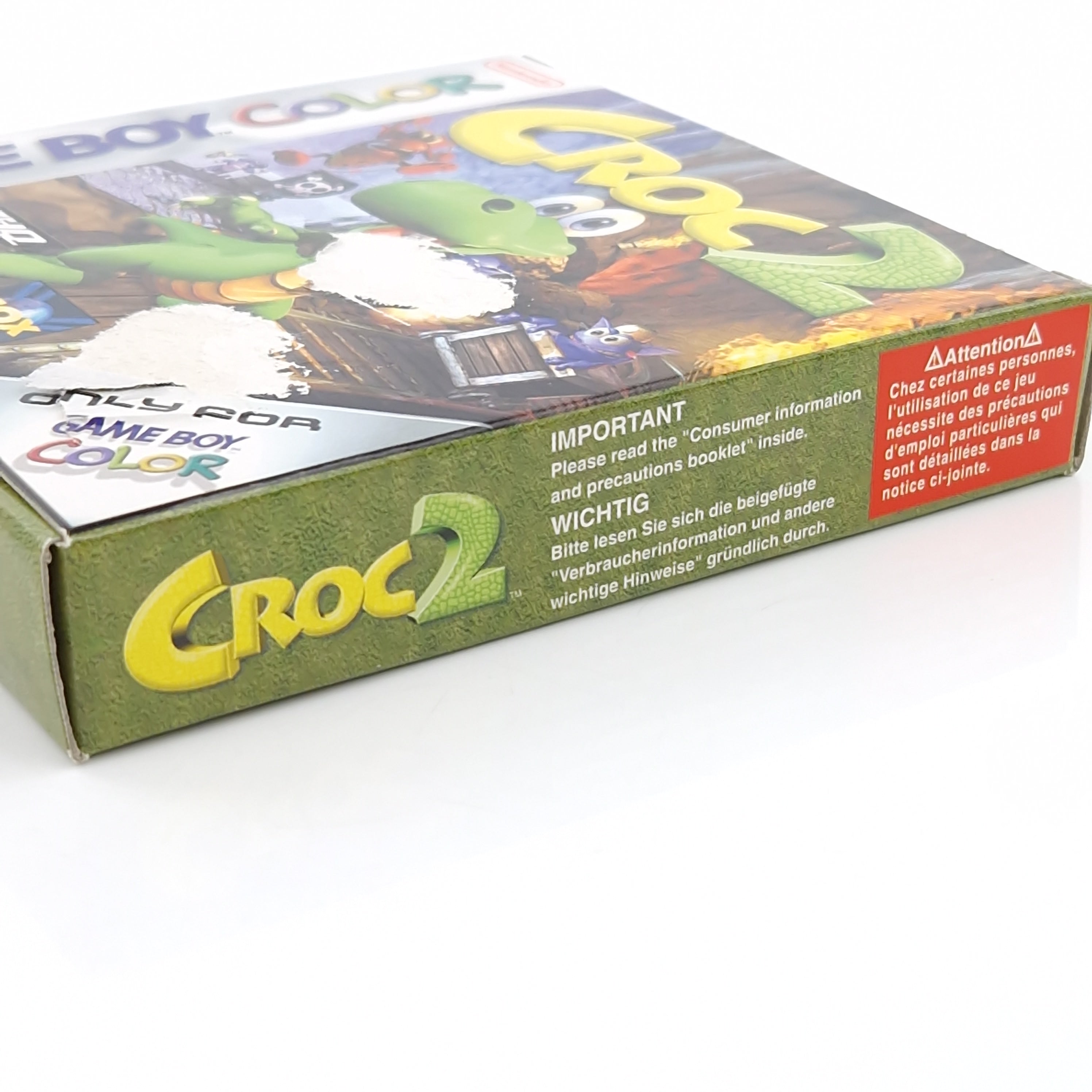 Nintendo Game Boy Color Spiel – Croc 2 Modul OVP PAL