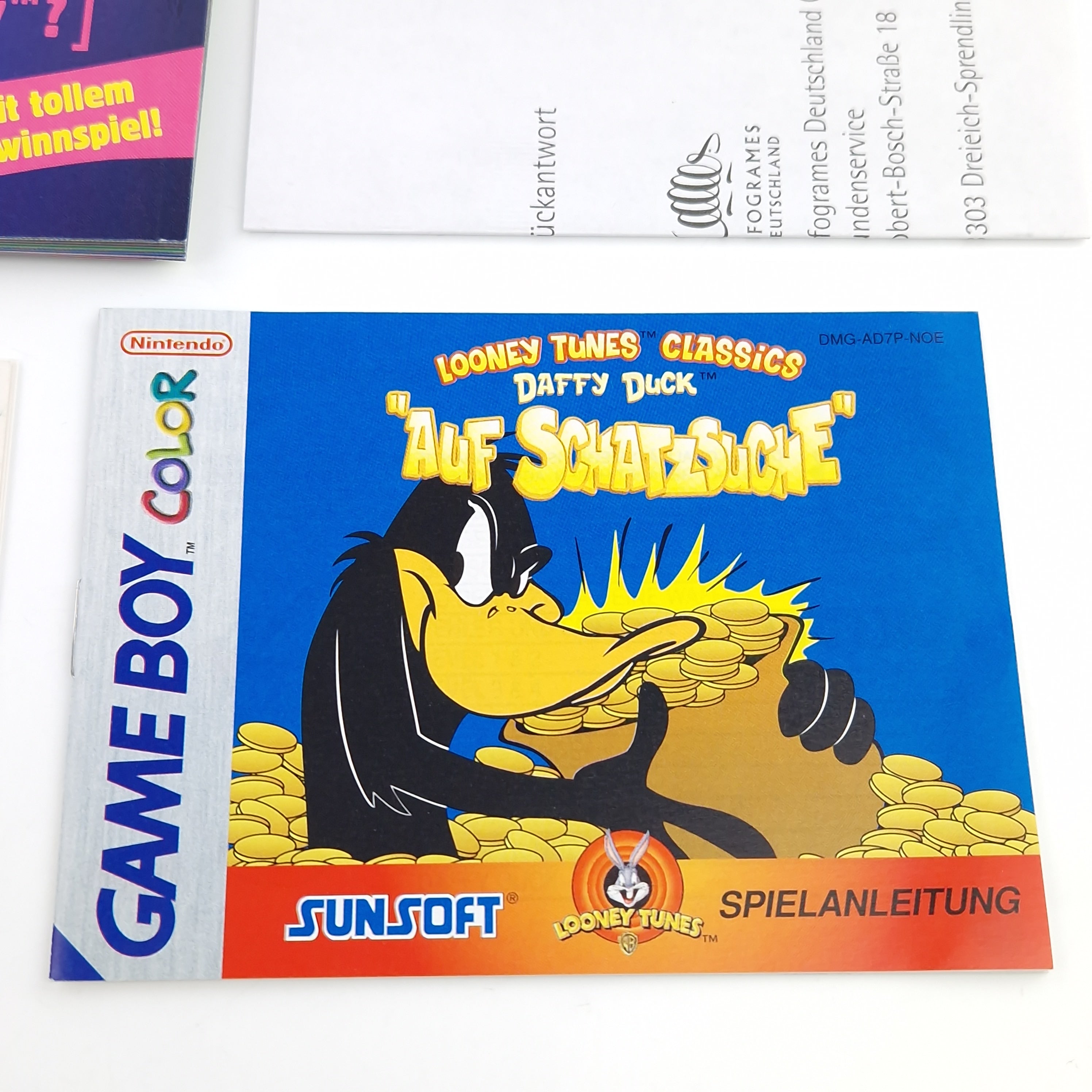 Game Boy Color Spiel – Daffy Duck auf Schatzsuche OVP