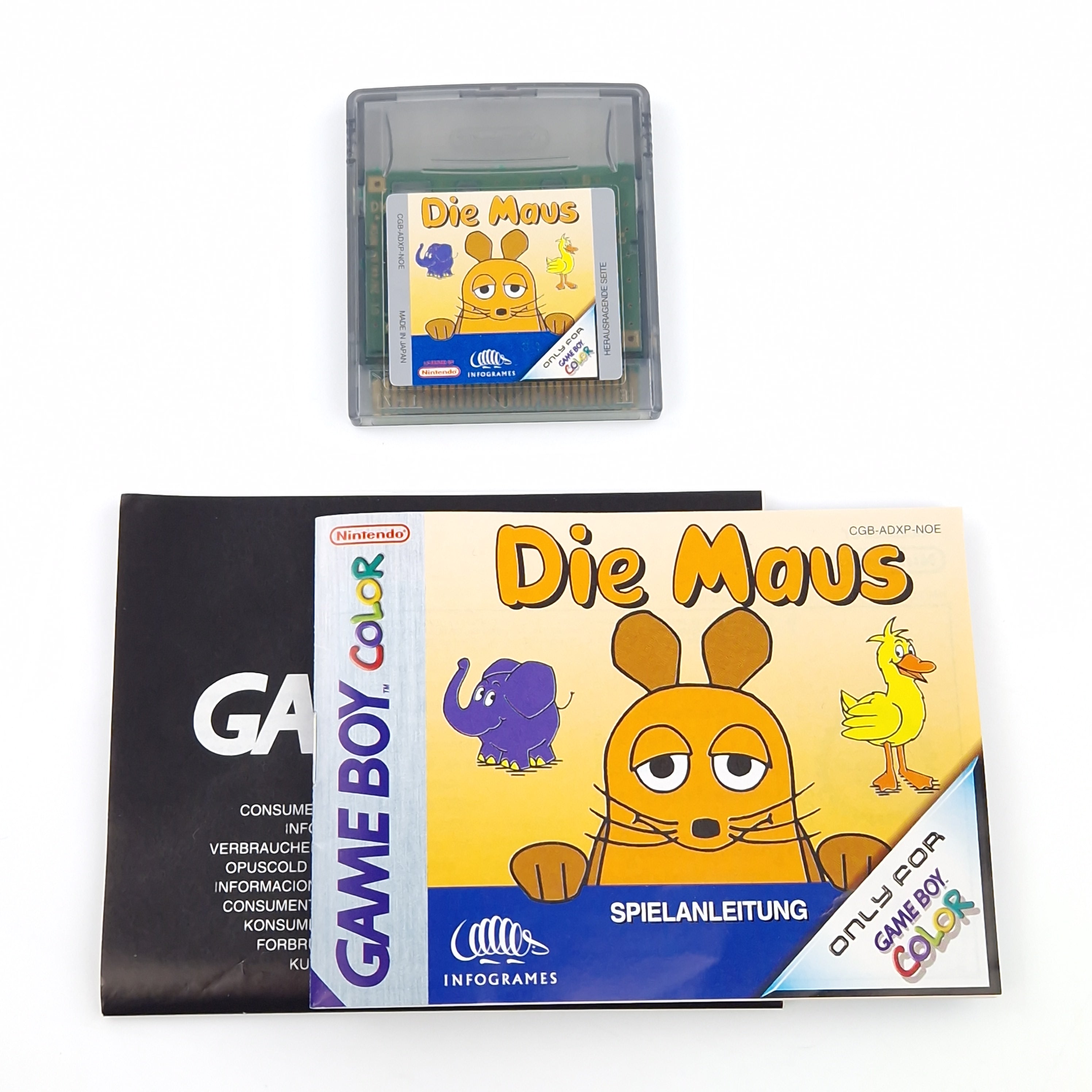 Nintendo Game Boy Color Spiel – Die Maus (OVP PAL)