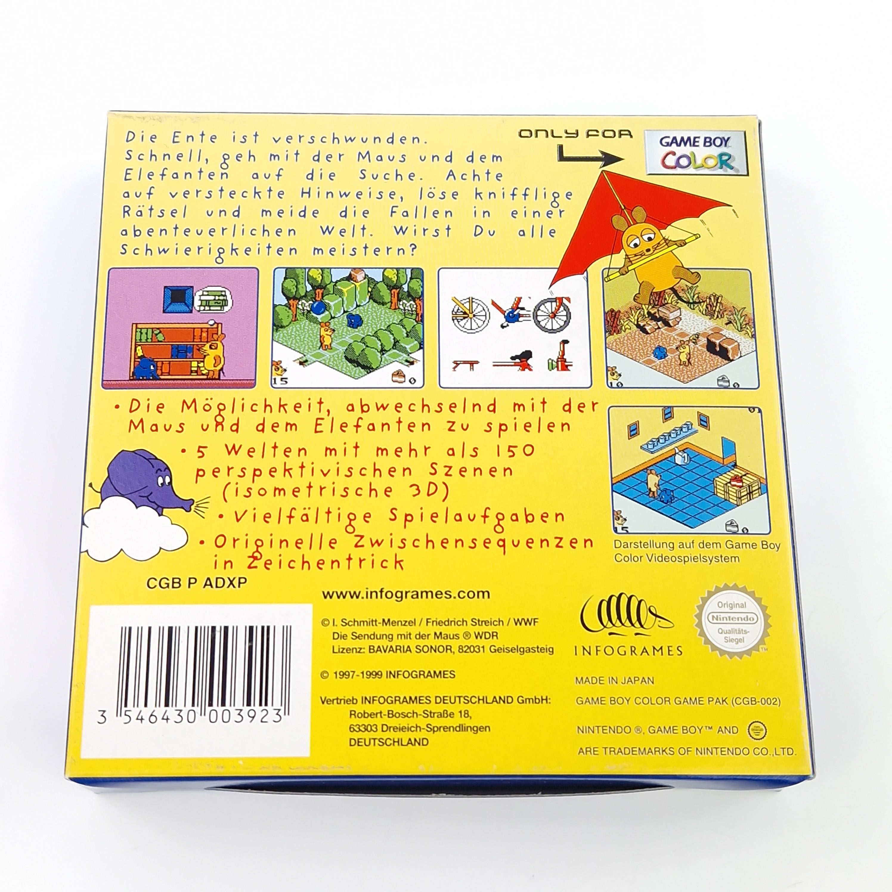 Nintendo Game Boy Color Spiel – Die Maus (OVP PAL)