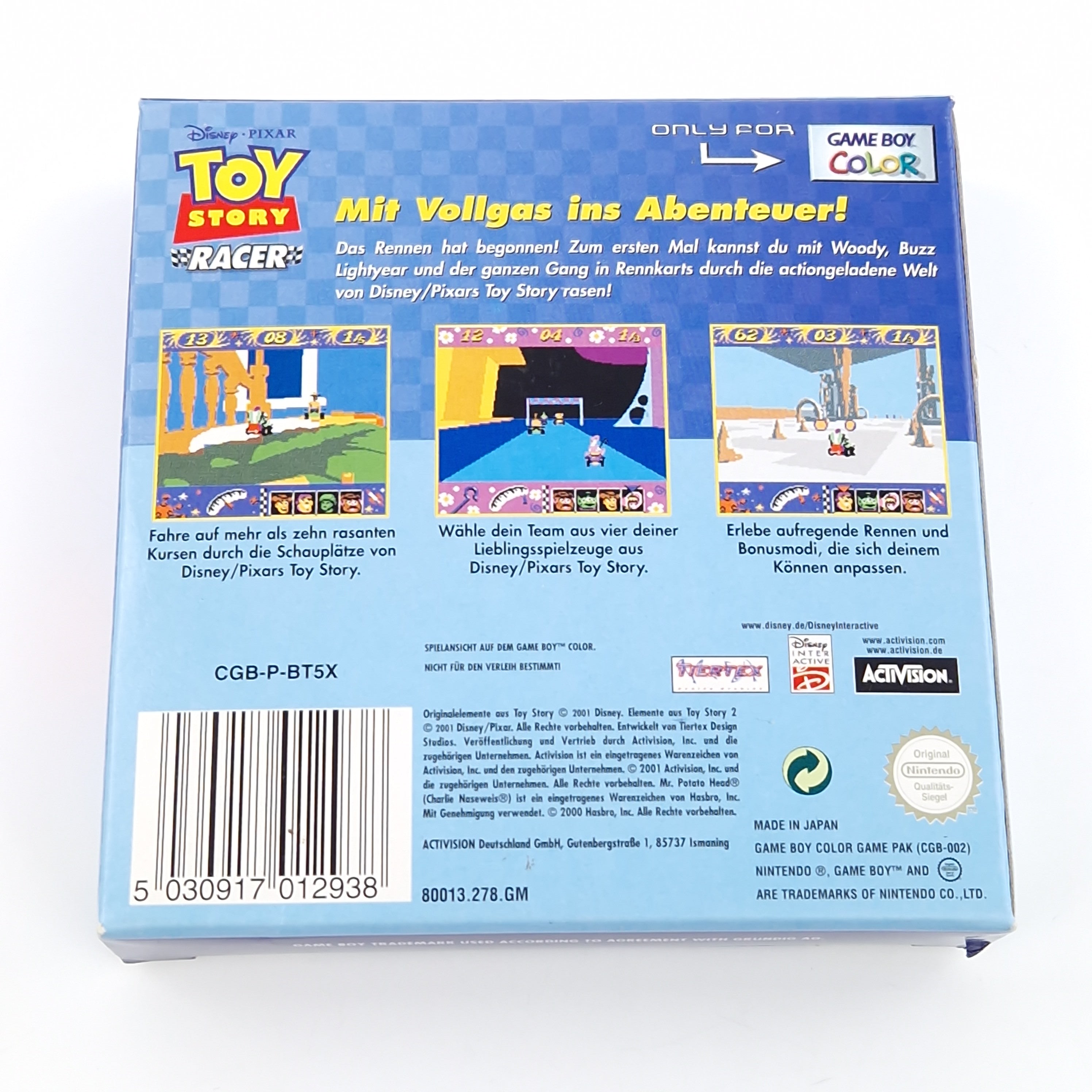 Game Boy Color Spiel – Toy Story Racer (OVP PAL)