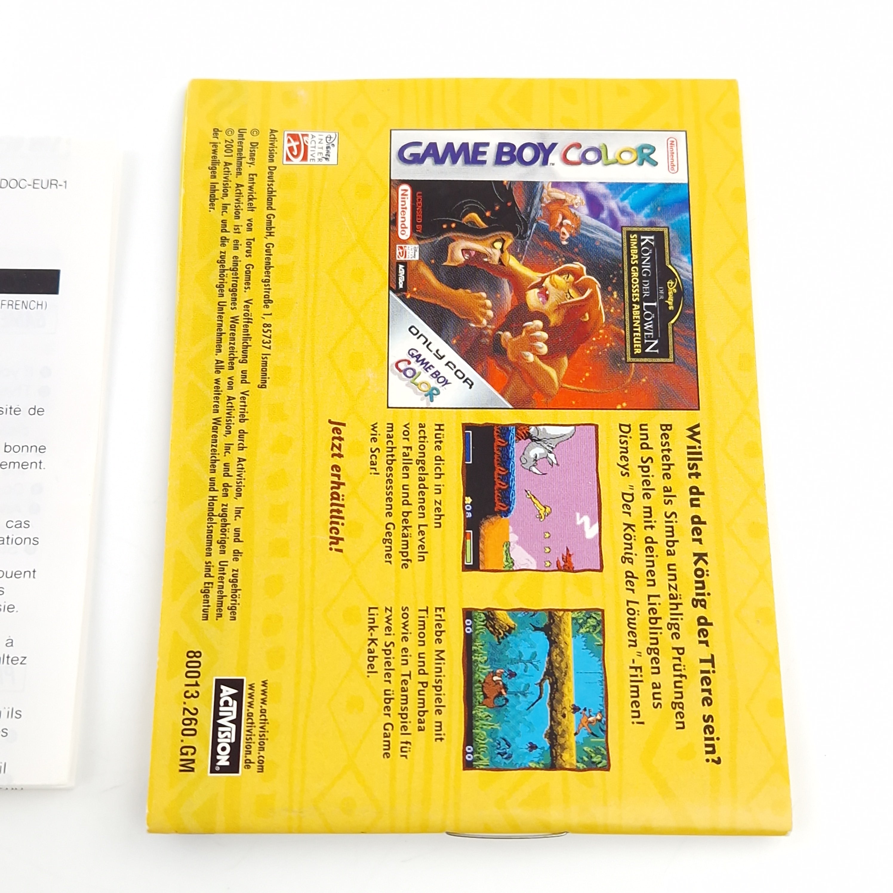 Game Boy Color Spiel – Toy Story Racer (OVP PAL)