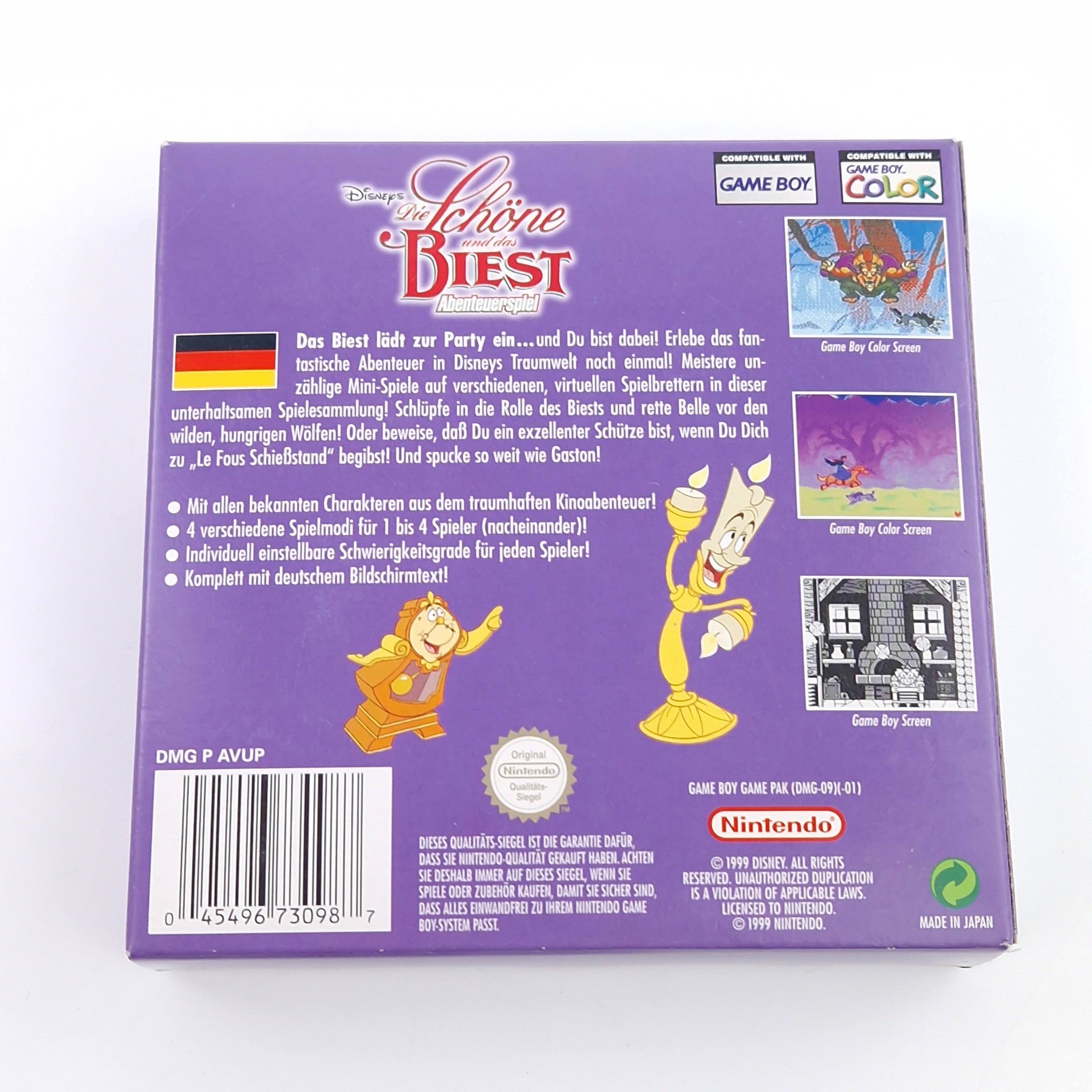 Nintendo Game Boy Color Spiel – Die Schöne und das Biest