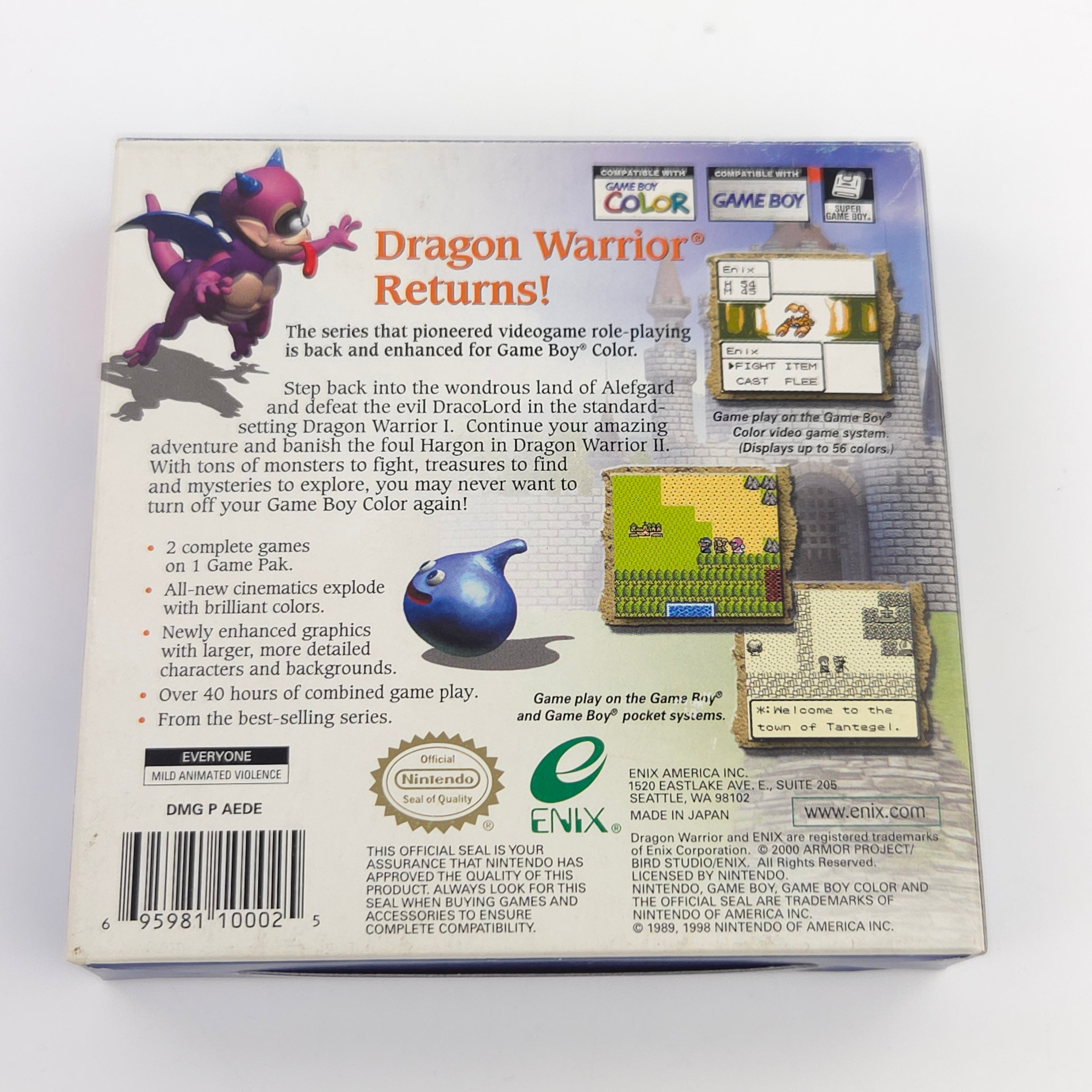 Game Boy Color Spiel – Dragon Warrior I & II (USA)