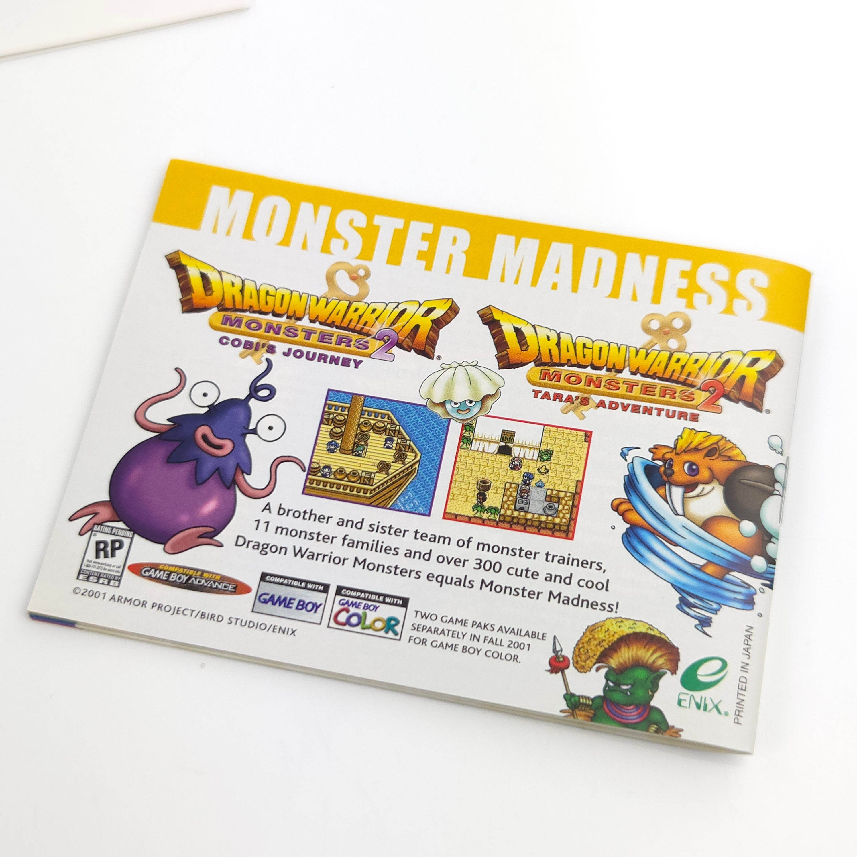 Game Boy Color Spiel – Dragon Warrior III (OVP USA)