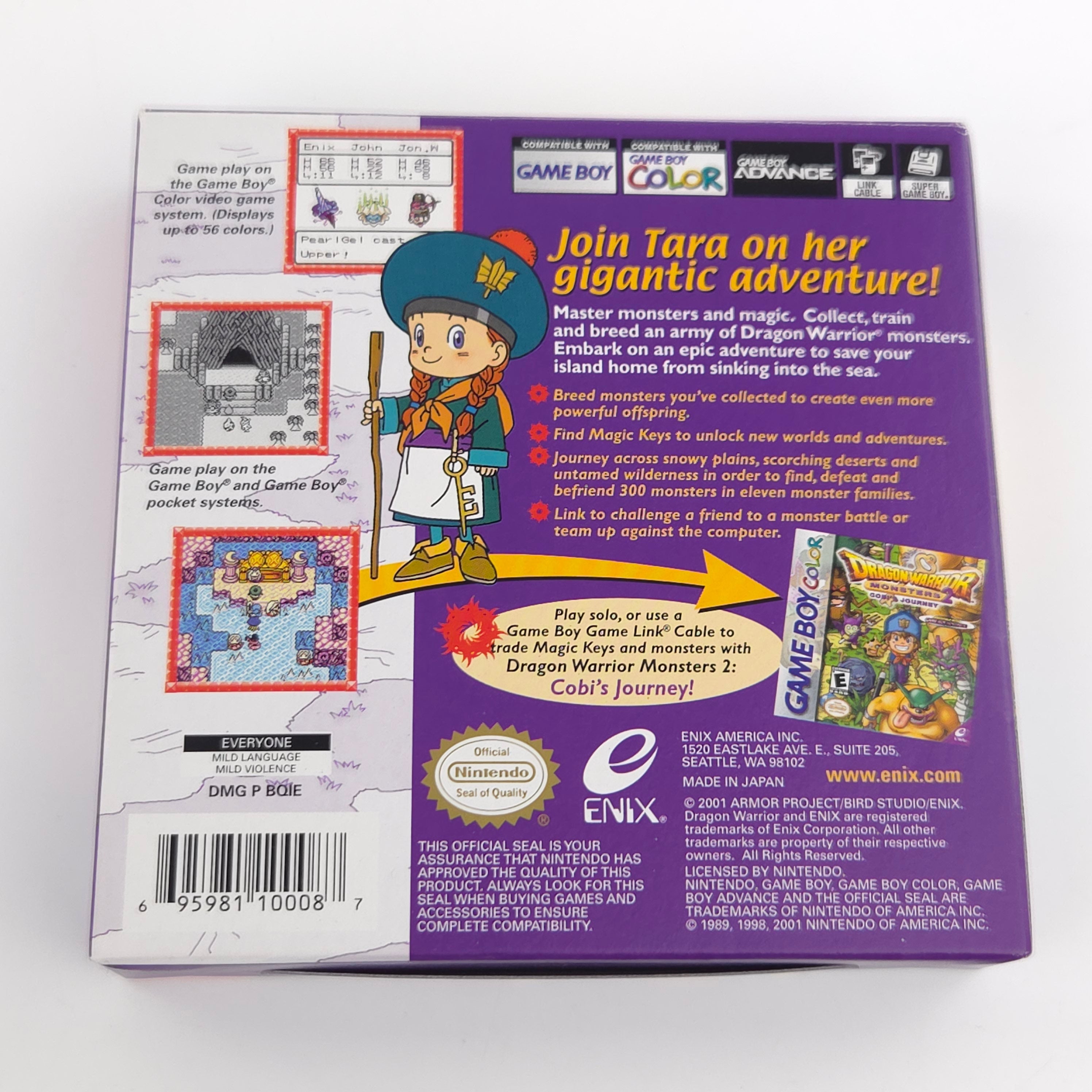 Game Boy Color Spiel – Dragon Warrior Monsters 2 OVP