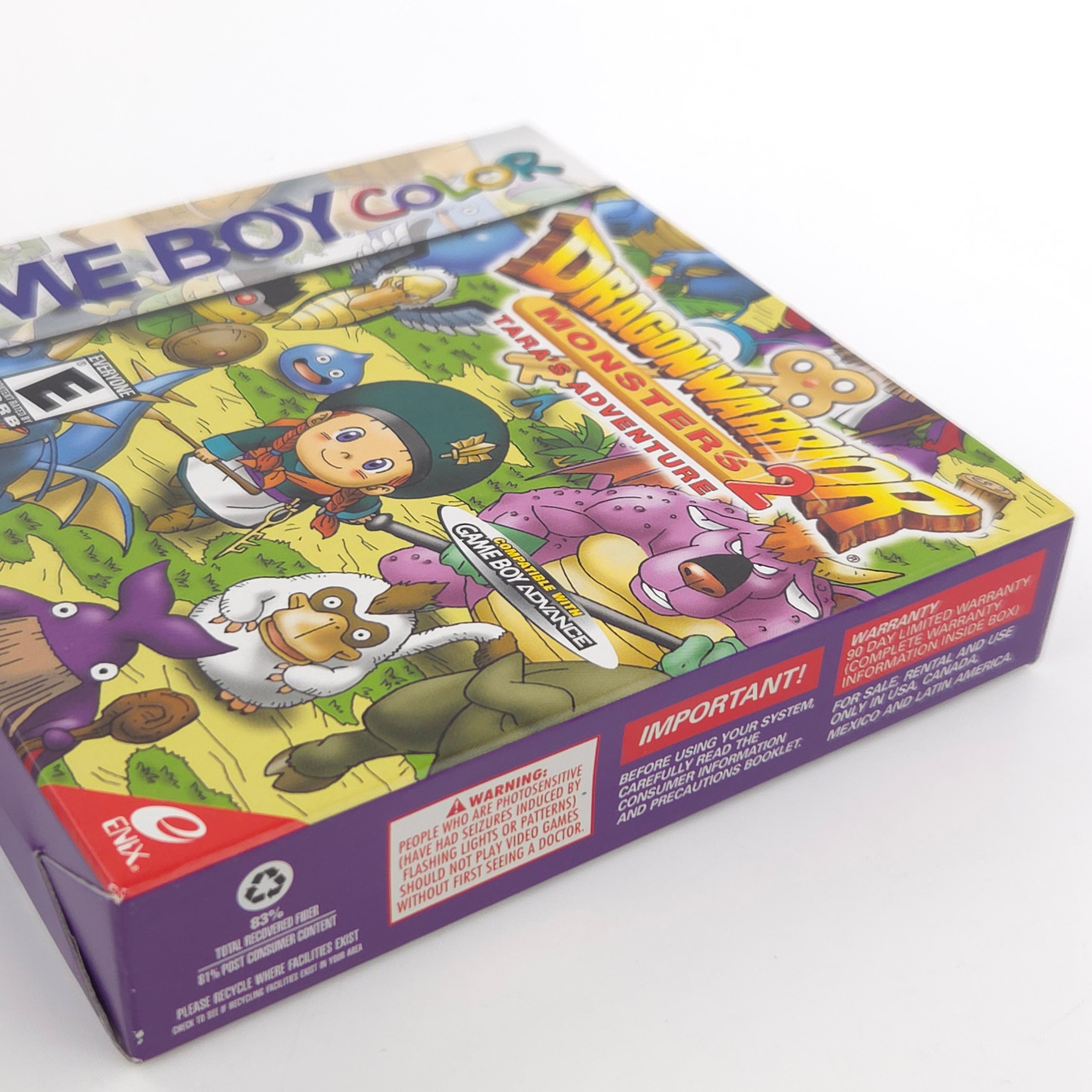 Game Boy Color Spiel – Dragon Warrior Monsters 2 OVP