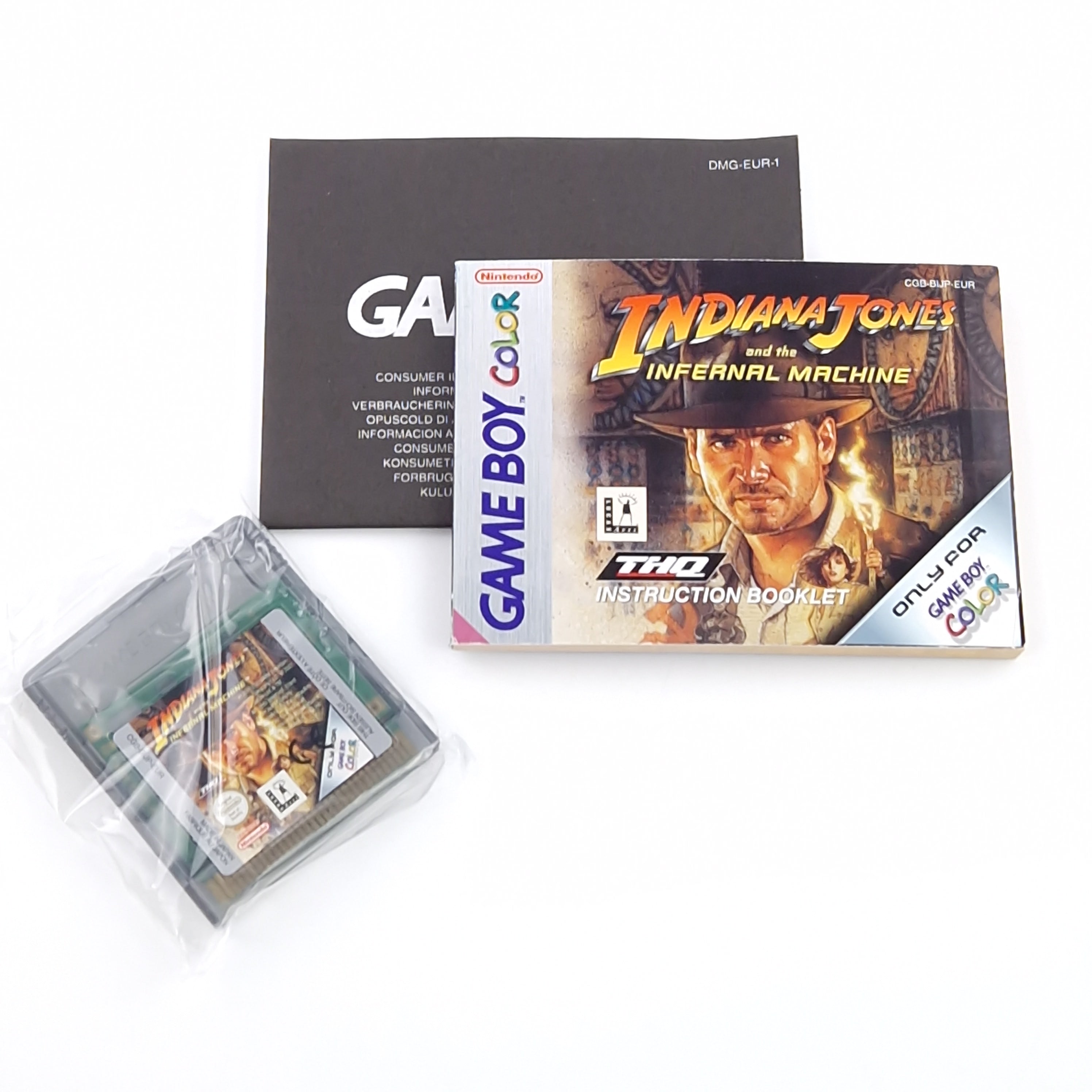 Game Boy Color Spiel – Indiana Jones and the Infernal Machine OVP