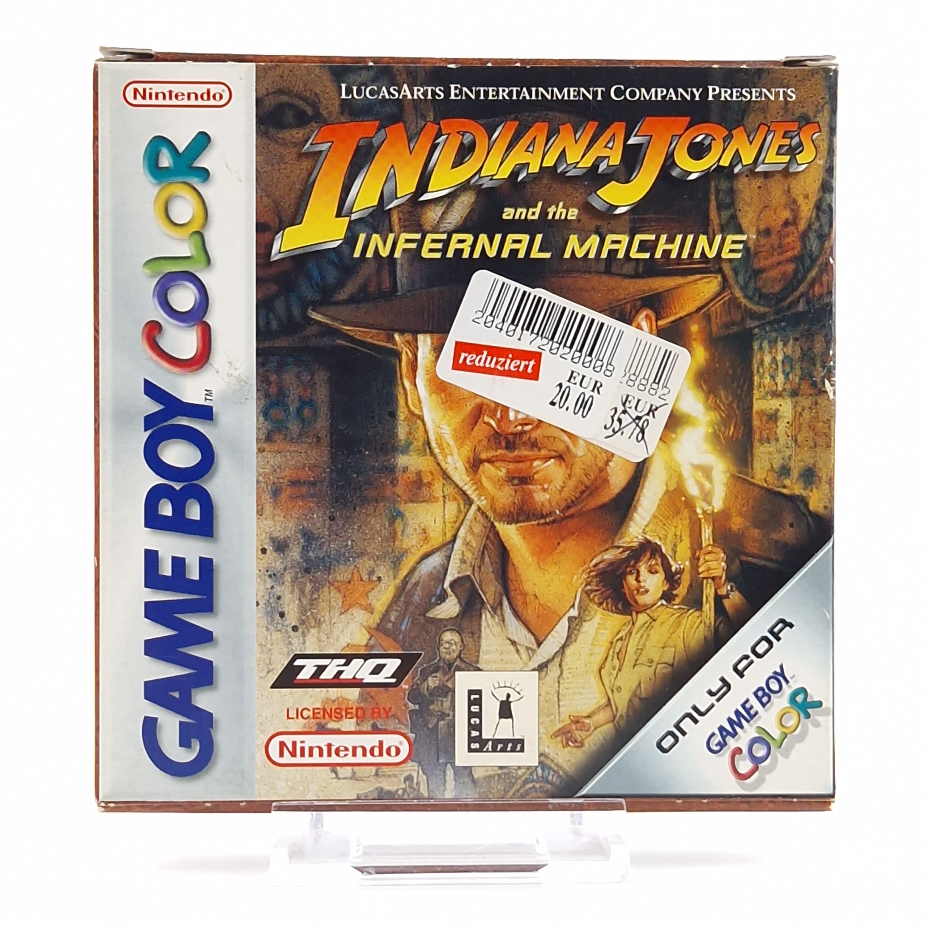 Game Boy Color Spiel – Indiana Jones and the Infernal Machine OVP