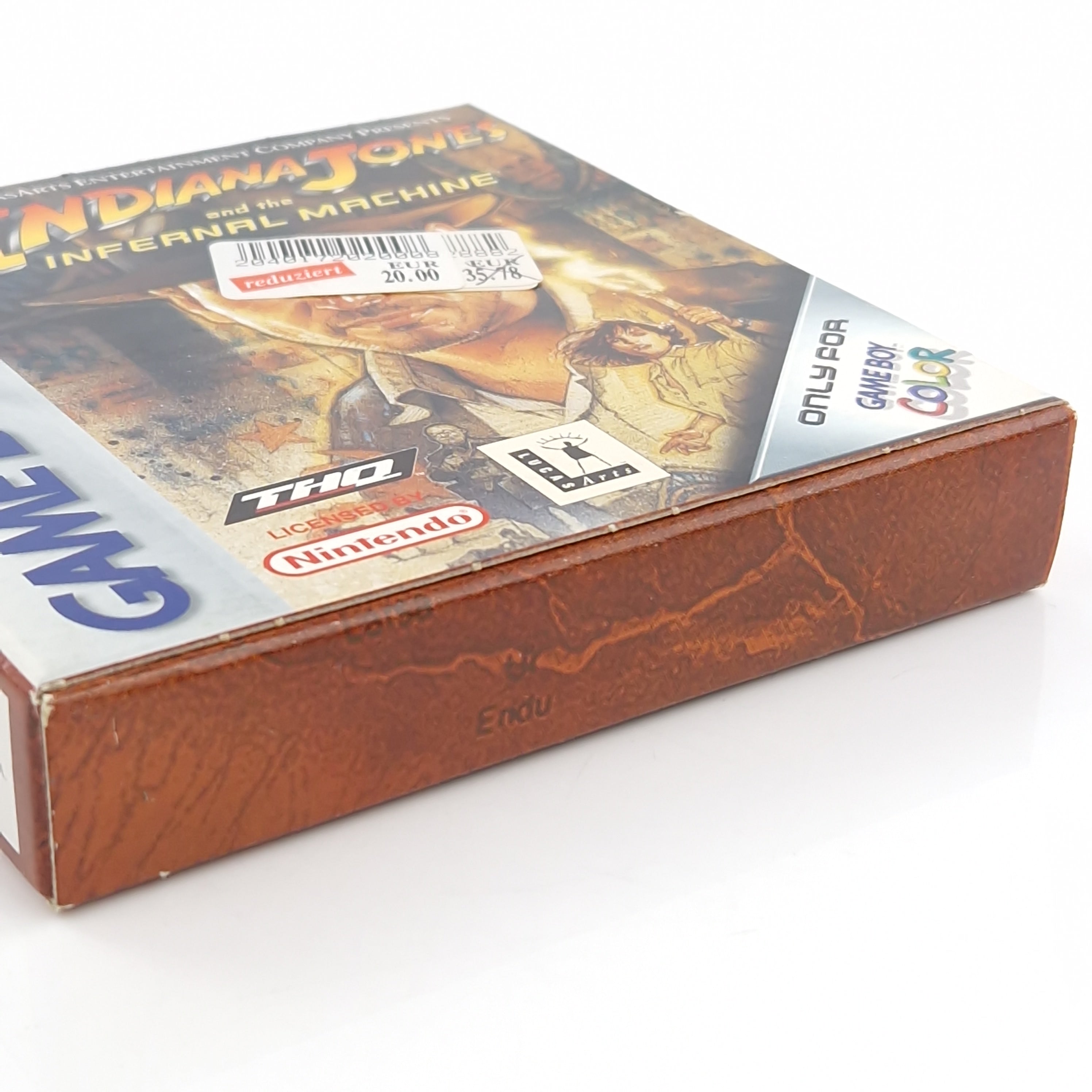 Game Boy Color Spiel – Indiana Jones and the Infernal Machine OVP