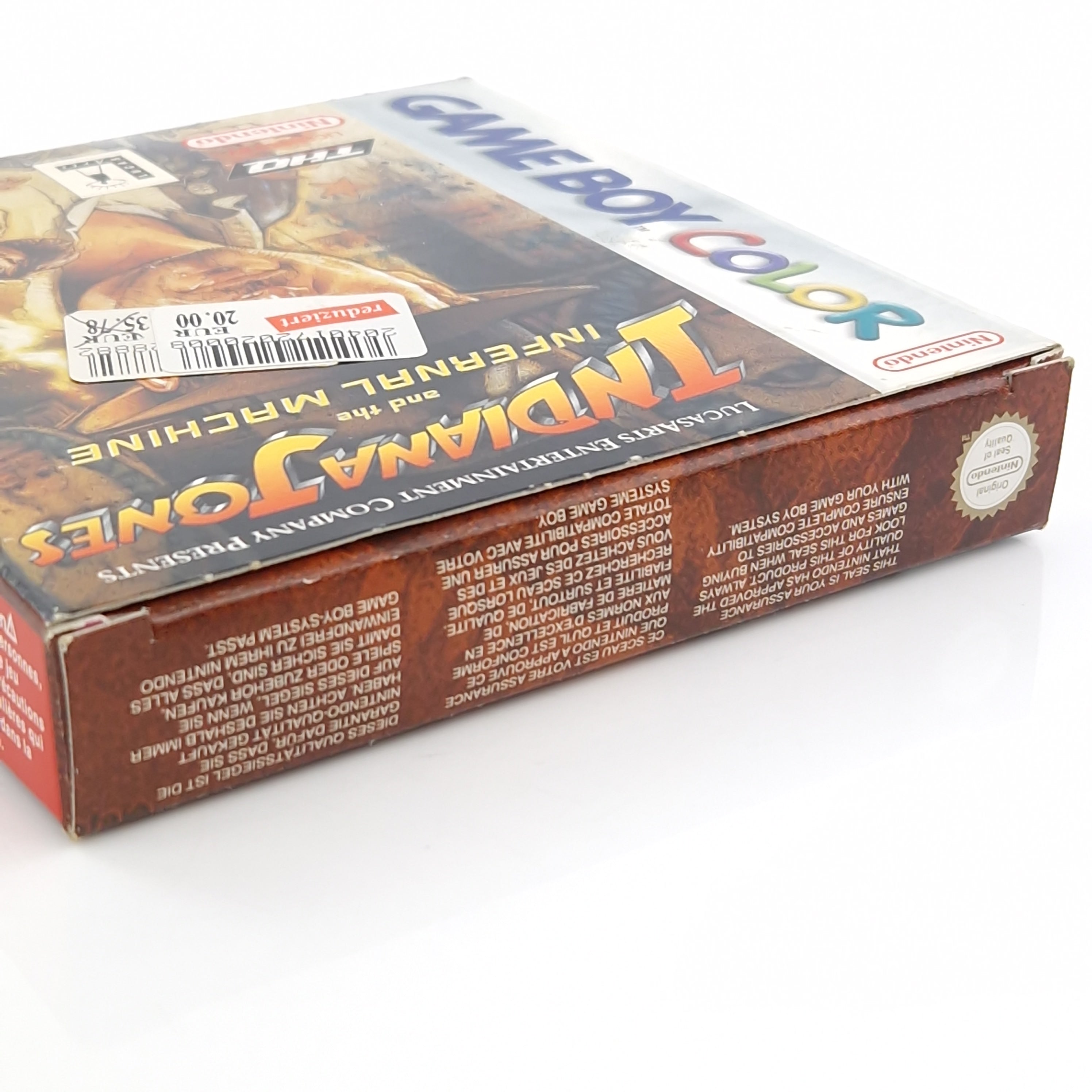 Game Boy Color Spiel – Indiana Jones and the Infernal Machine OVP