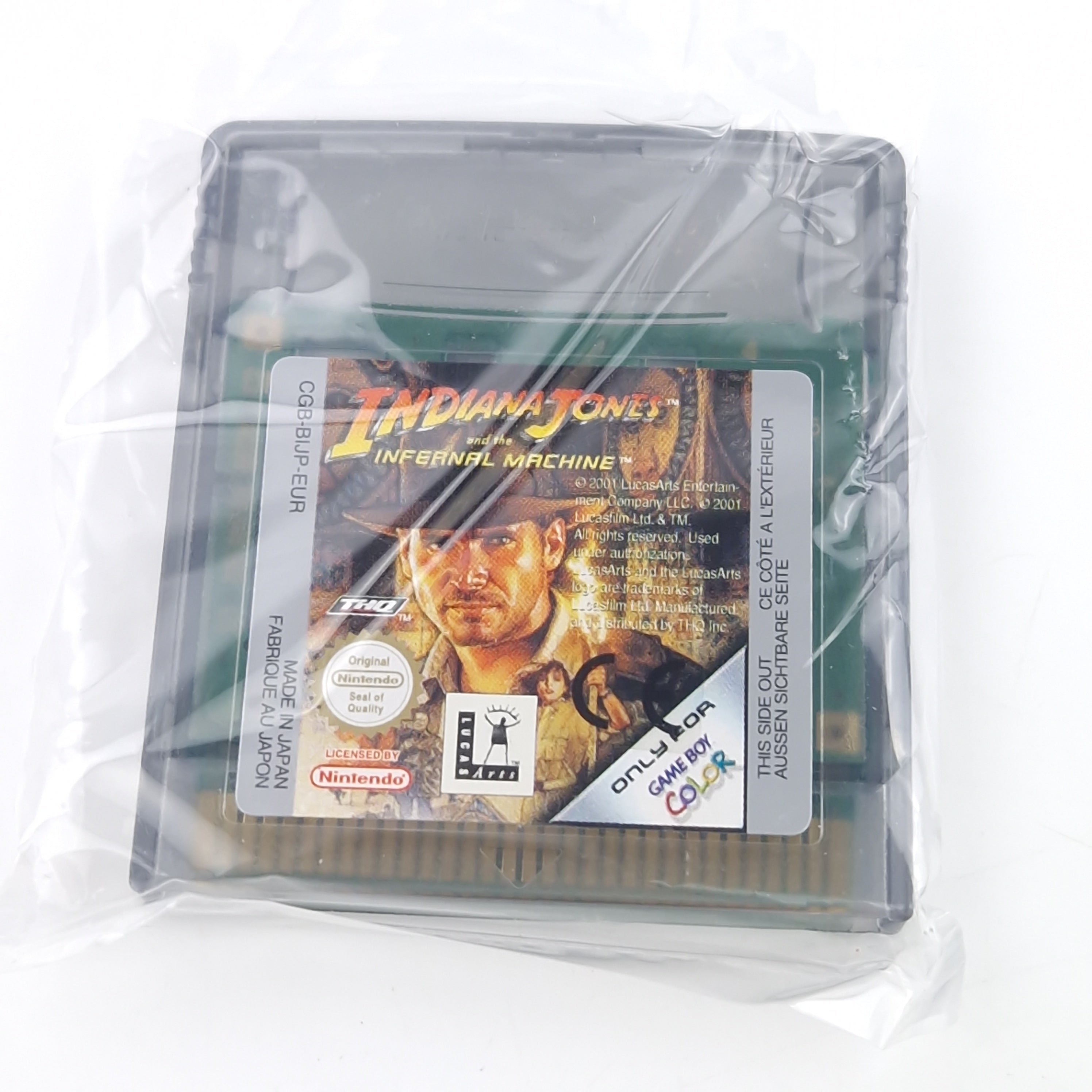 Game Boy Color Spiel – Indiana Jones and the Infernal Machine OVP
