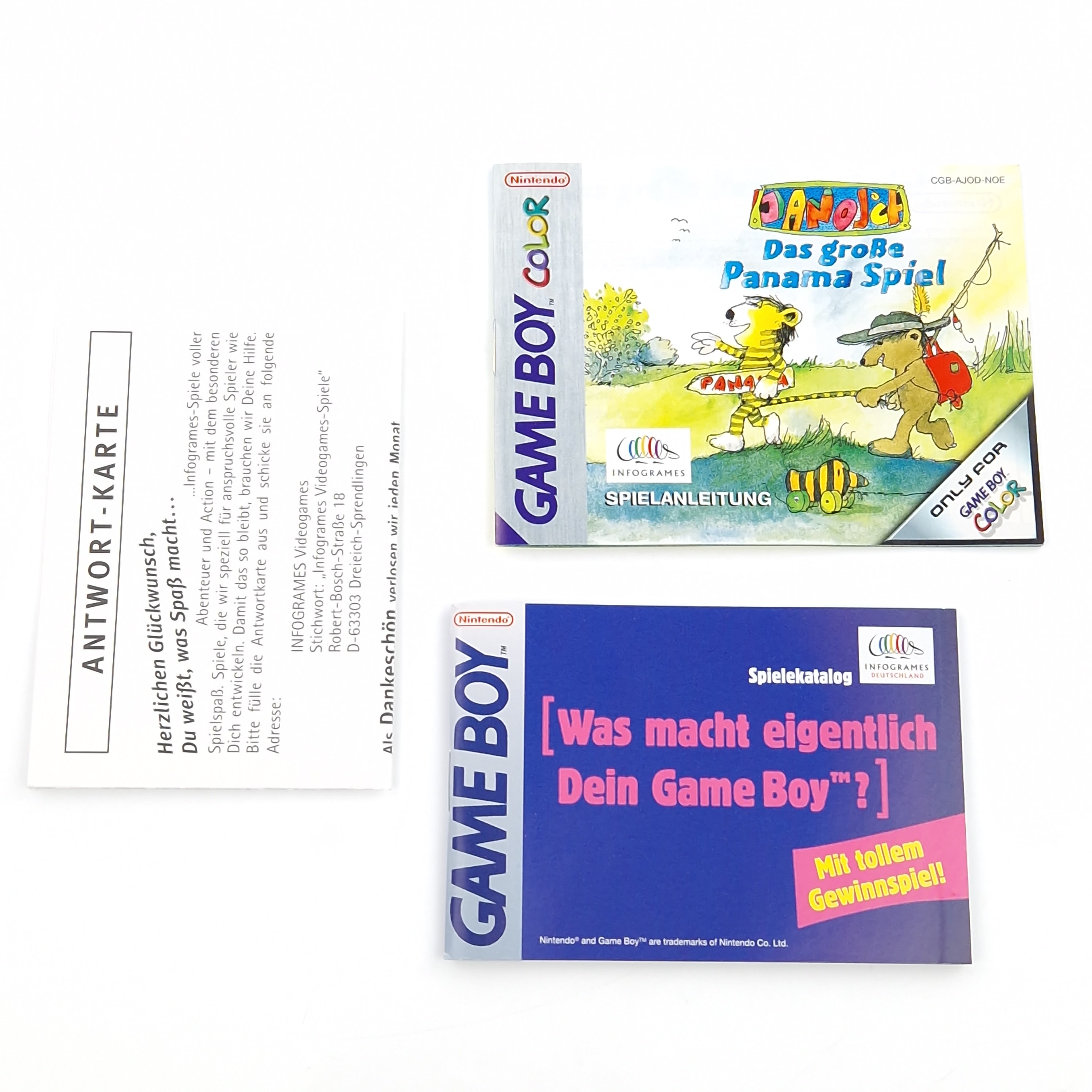 Game Boy Color Spiel – Janosch Panama Spiel (OVP PAL)