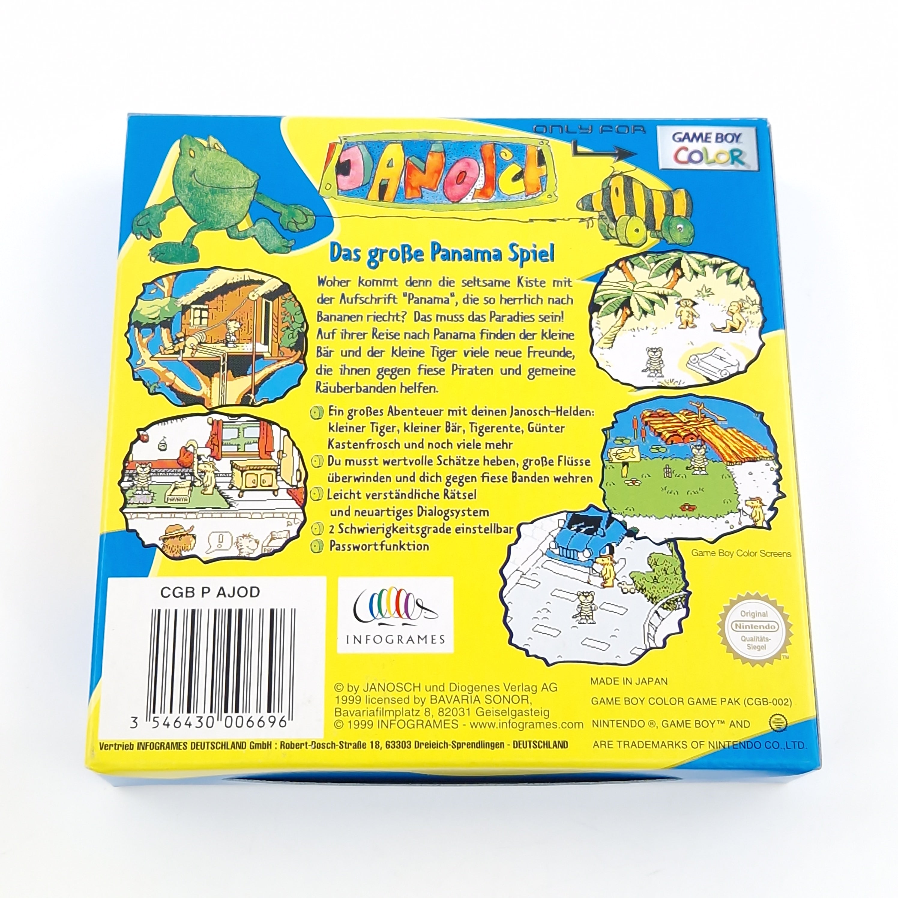 Game Boy Color Spiel – Janosch Panama Spiel (OVP PAL)