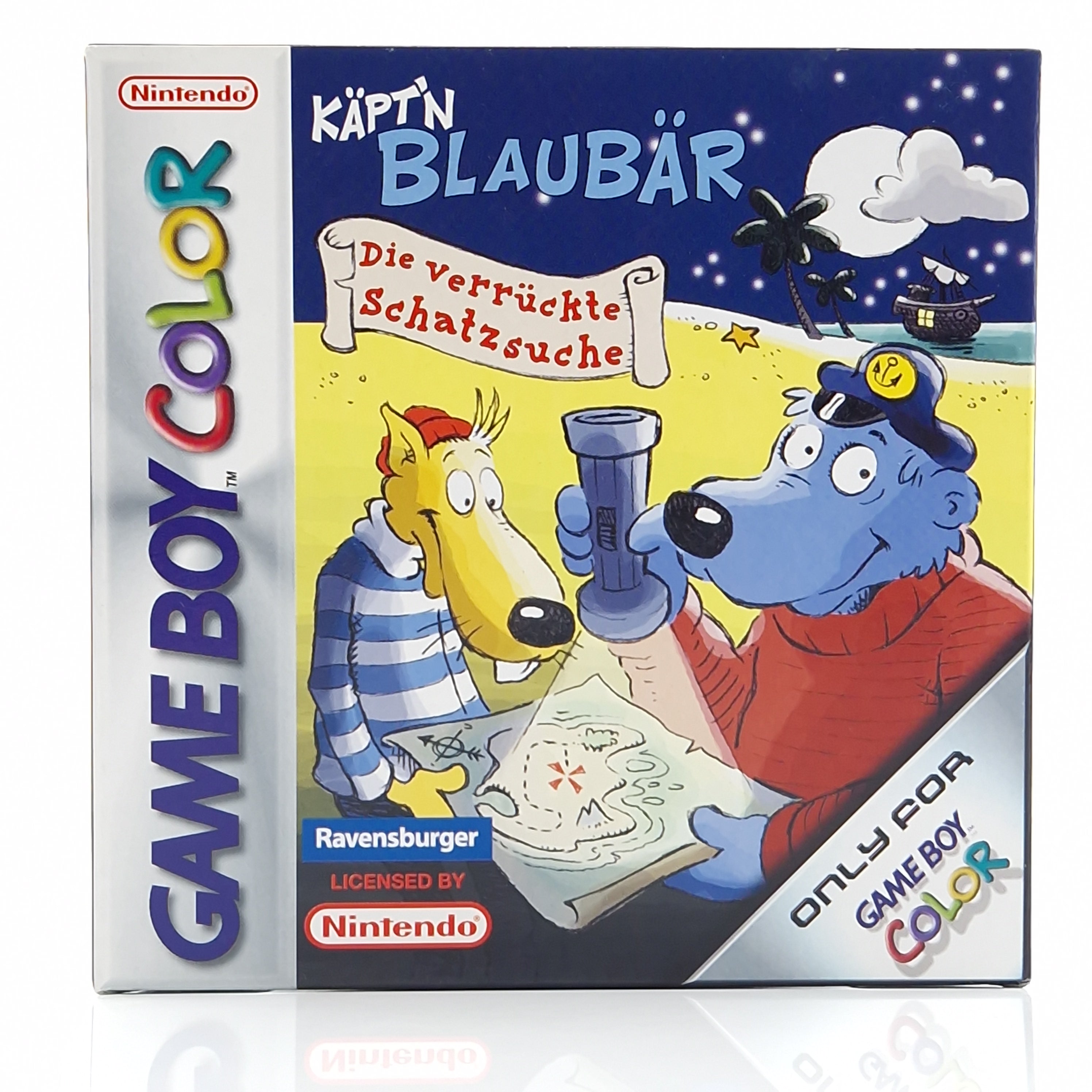 Nintendo Game Boy Color Spiel – Käptn Blaubär OVP GBC