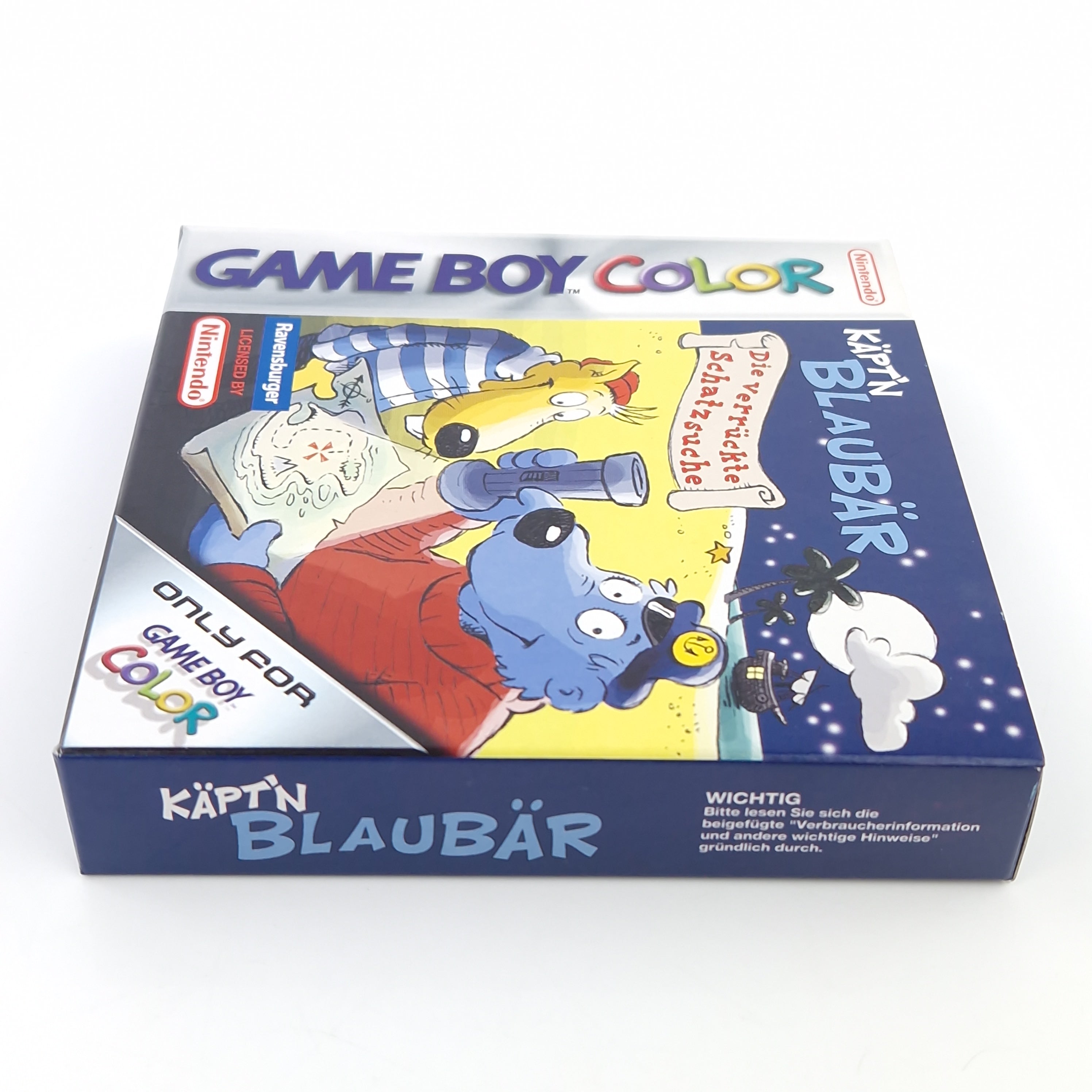 Nintendo Game Boy Color Spiel – Käptn Blaubär OVP GBC