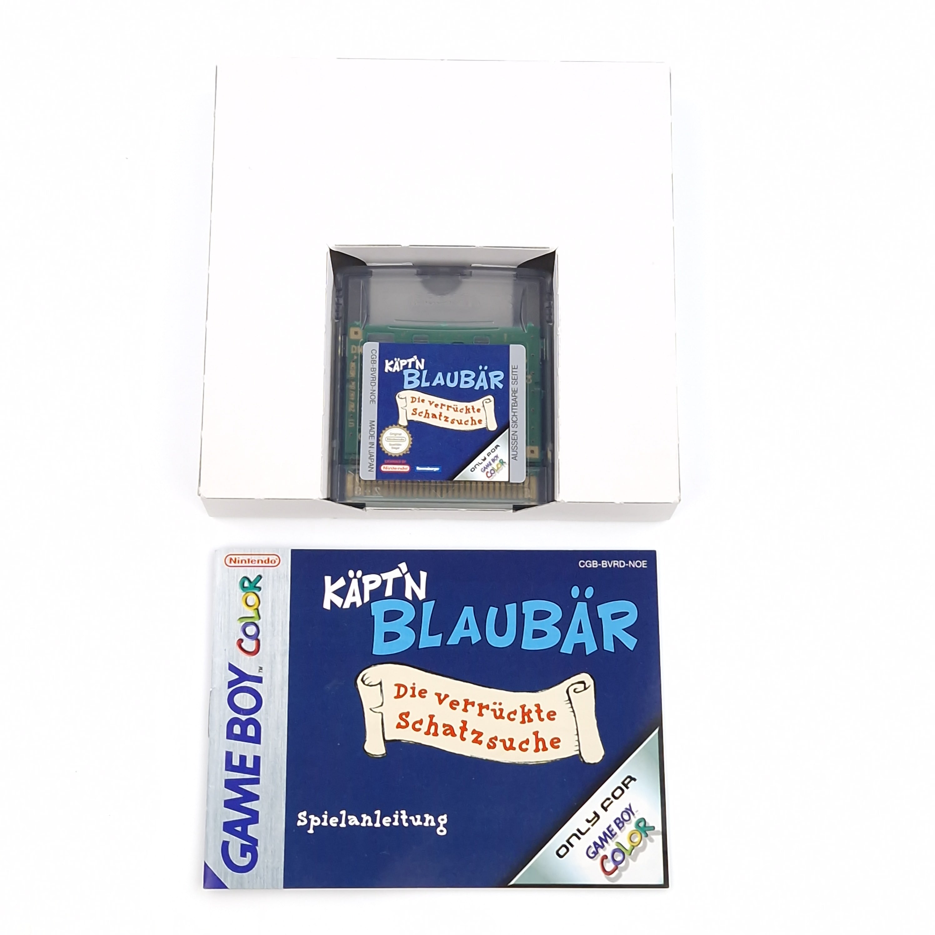 Nintendo Game Boy Color Spiel – Käptn Blaubär OVP GBC