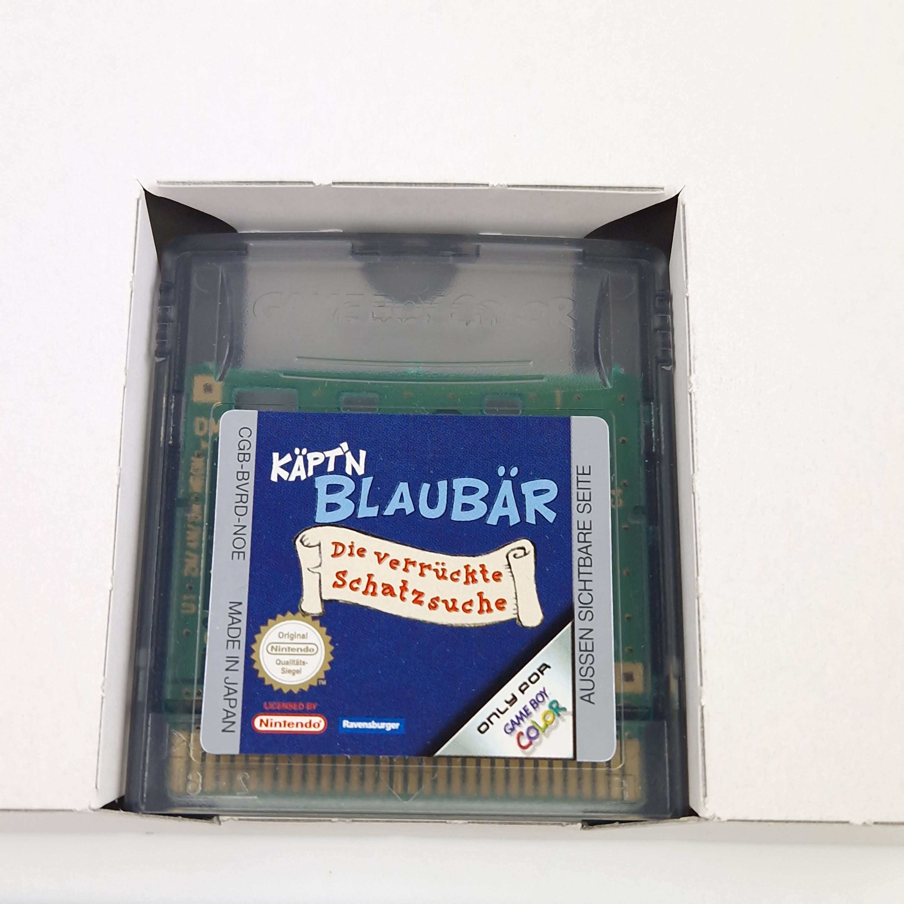 Nintendo Game Boy Color Spiel – Käptn Blaubär OVP GBC