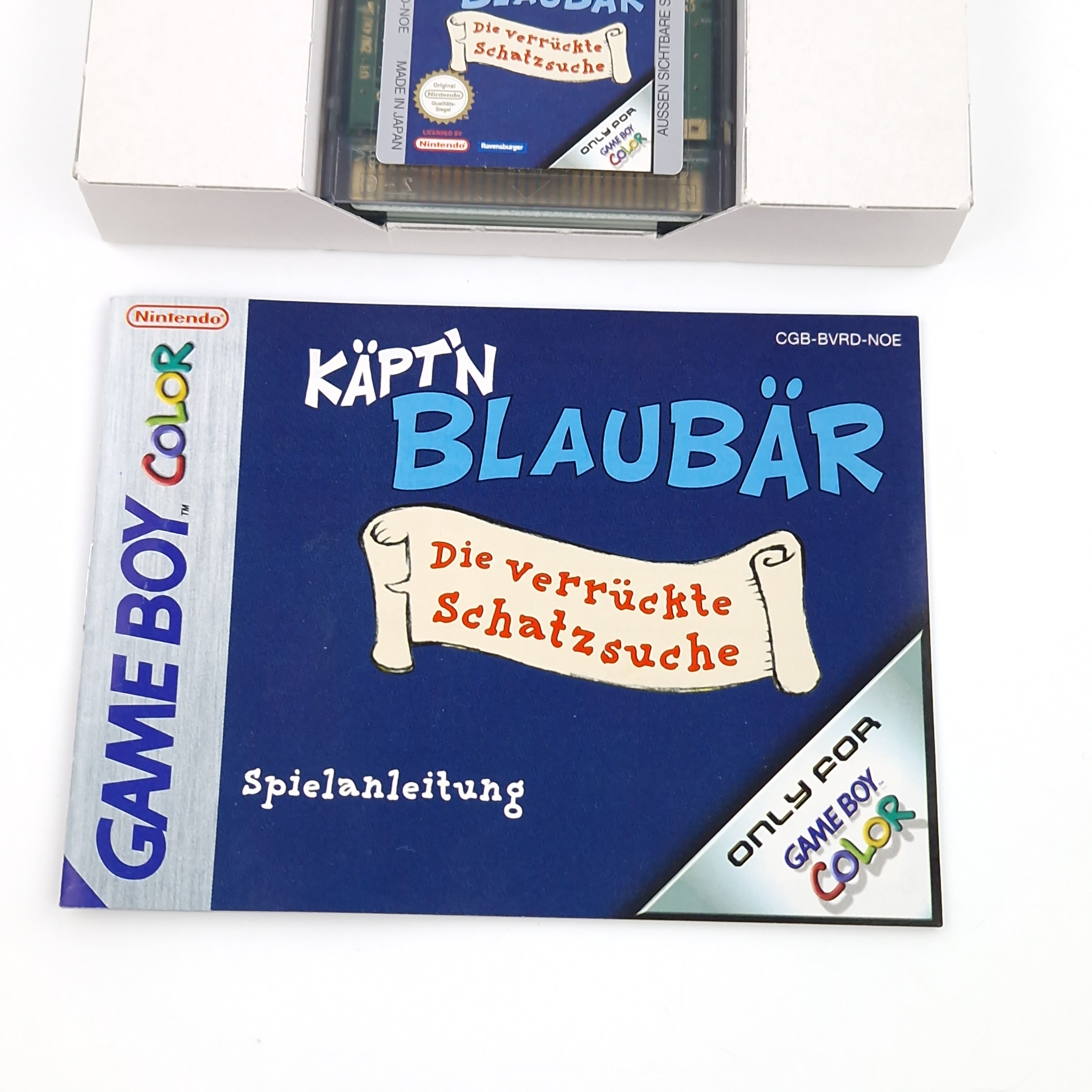 Nintendo Game Boy Color Spiel – Käptn Blaubär OVP GBC