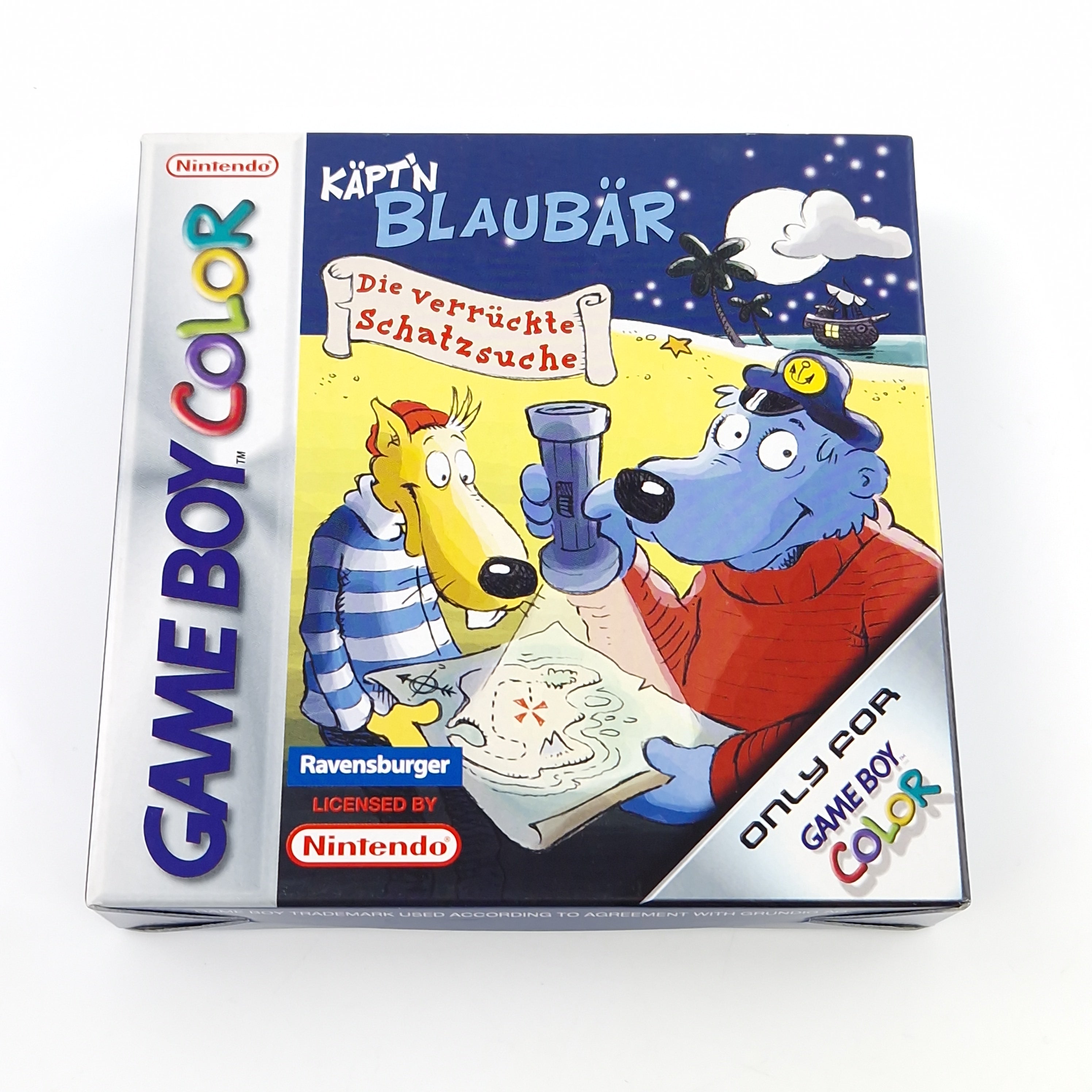 Nintendo Game Boy Color Spiel – Käptn Blaubär OVP GBC