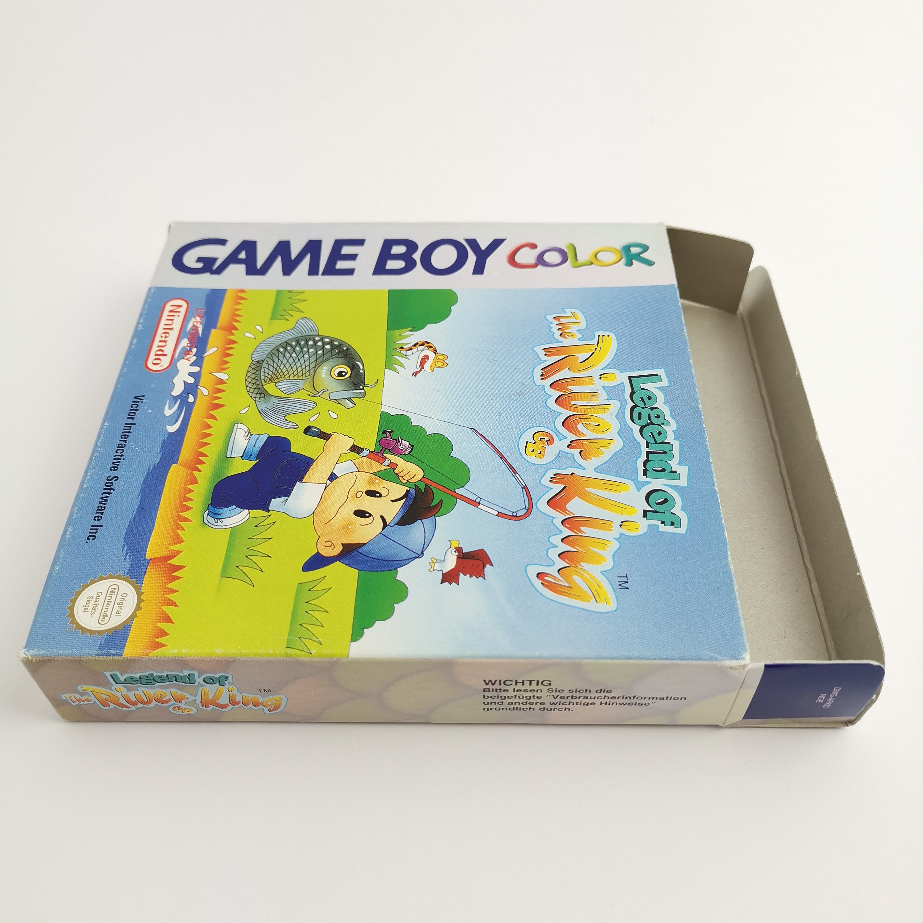 Game Boy Color Spiel – Legend of the River King OVP PAL