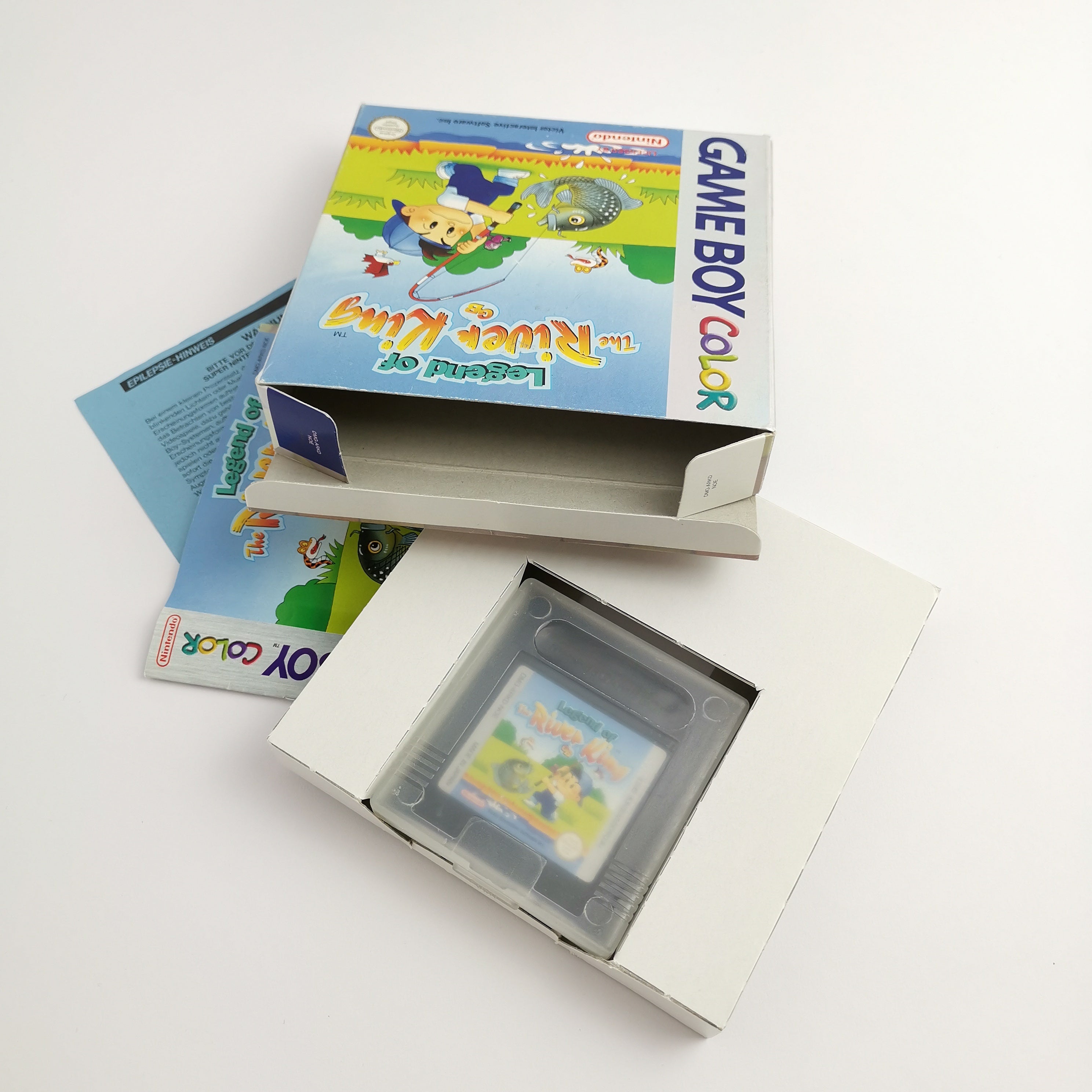 Game Boy Color Spiel – Legend of the River King OVP PAL